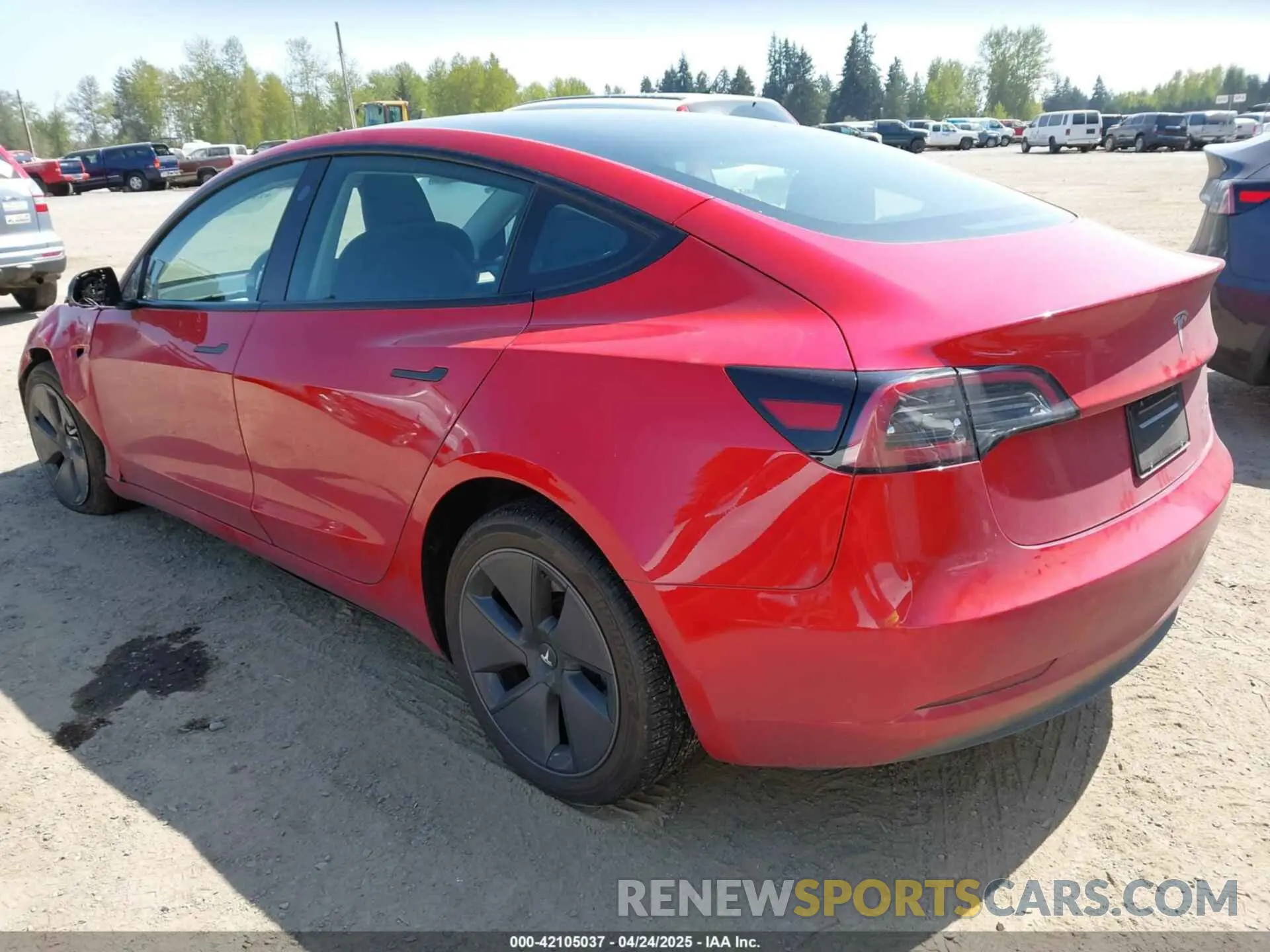 3 Фотография поврежденного автомобиля 5YJ3E1EBXPF603421 TESLA MODEL 3 2023