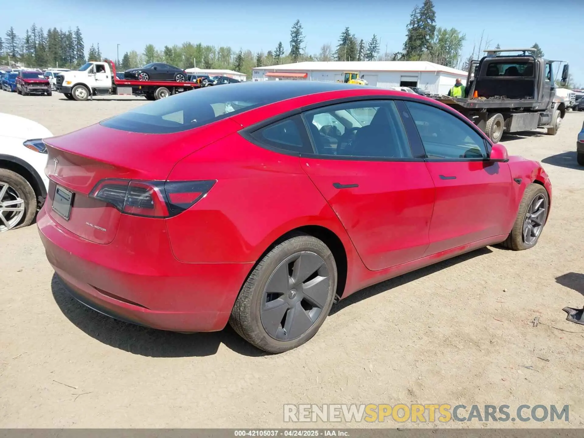 4 Фотография поврежденного автомобиля 5YJ3E1EBXPF603421 TESLA MODEL 3 2023