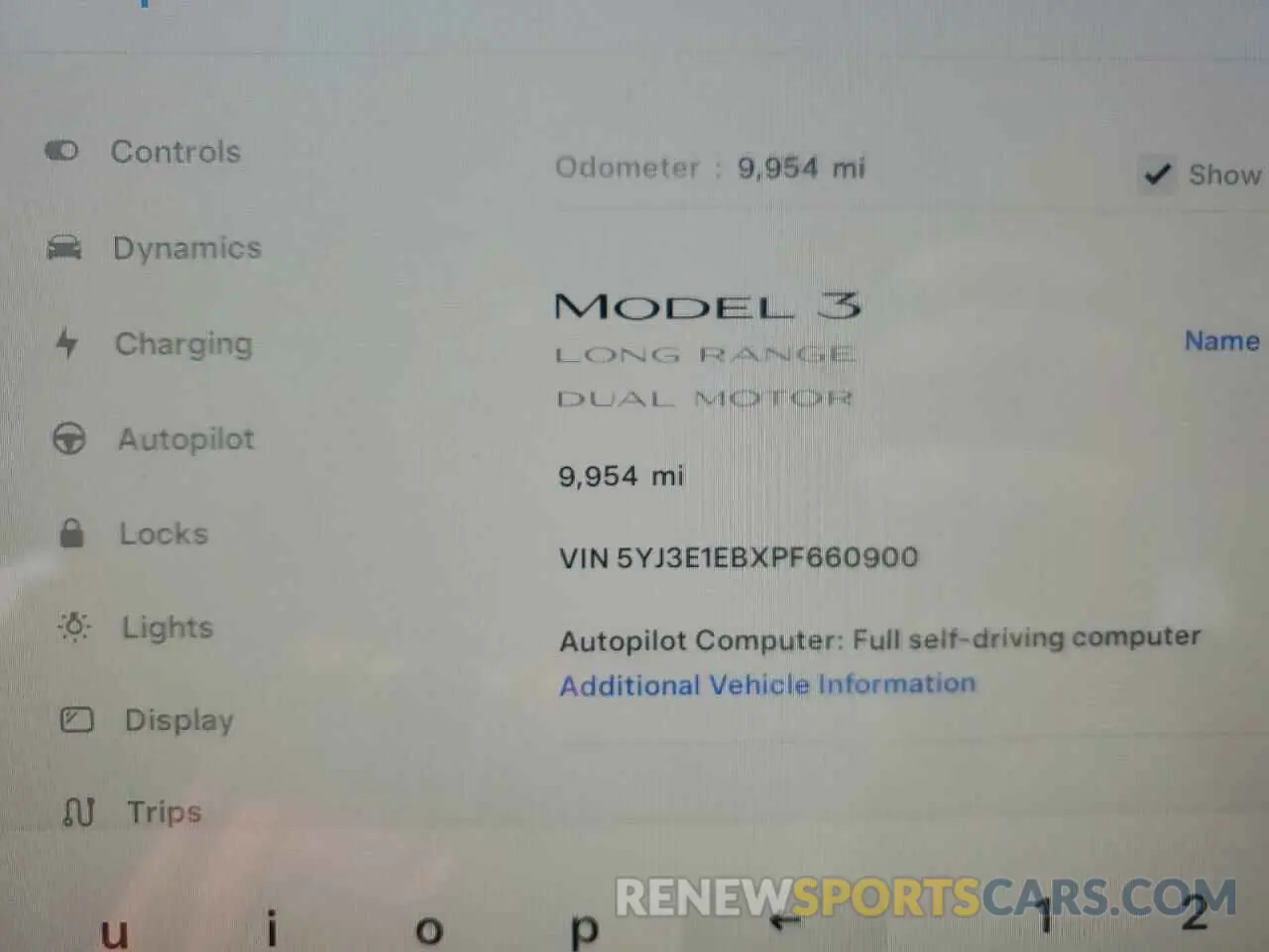 9 Photograph of a damaged car 5YJ3E1EBXPF660900 TESLA MODEL 3 2023