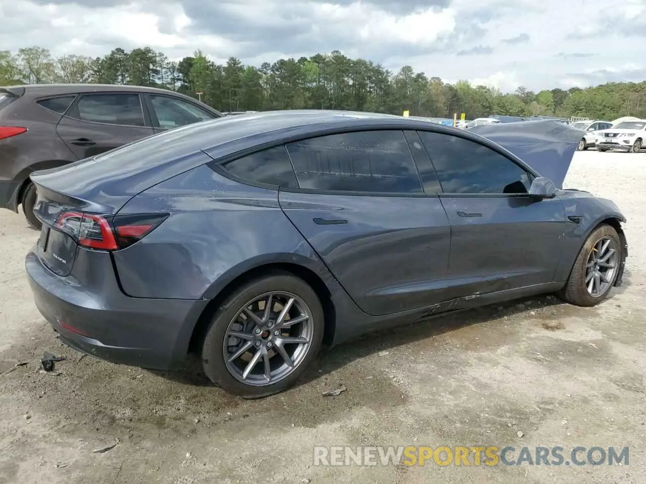 3 Фотография поврежденного автомобиля 5YJ3E1EBXPF663912 TESLA MODEL 3 2023