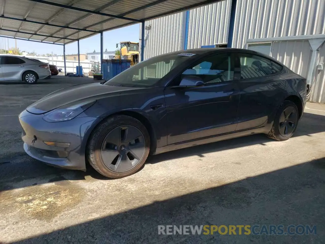 1 Photograph of a damaged car 5YJ3E1EBXPF666650 TESLA MODEL 3 2023