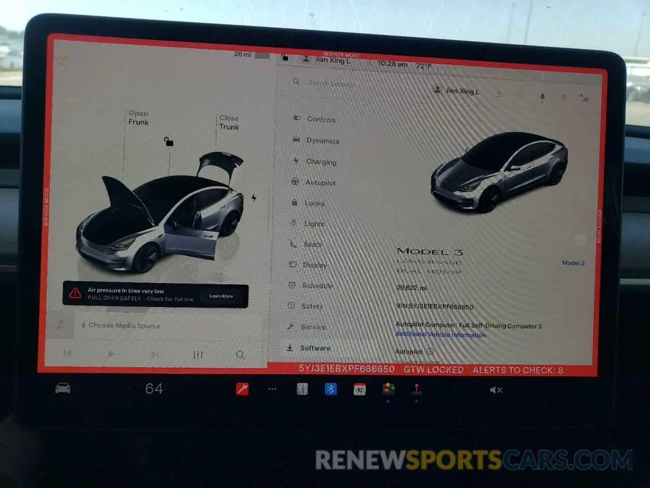 9 Photograph of a damaged car 5YJ3E1EBXPF666650 TESLA MODEL 3 2023