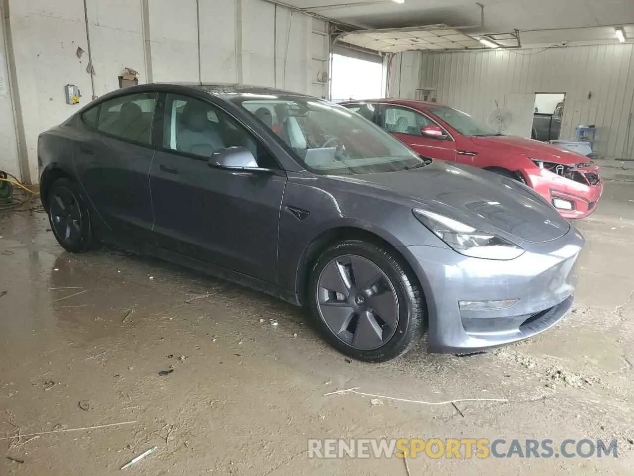 4 Фотография поврежденного автомобиля 5YJ3E1EBXPF706600 TESLA MODEL 3 2023