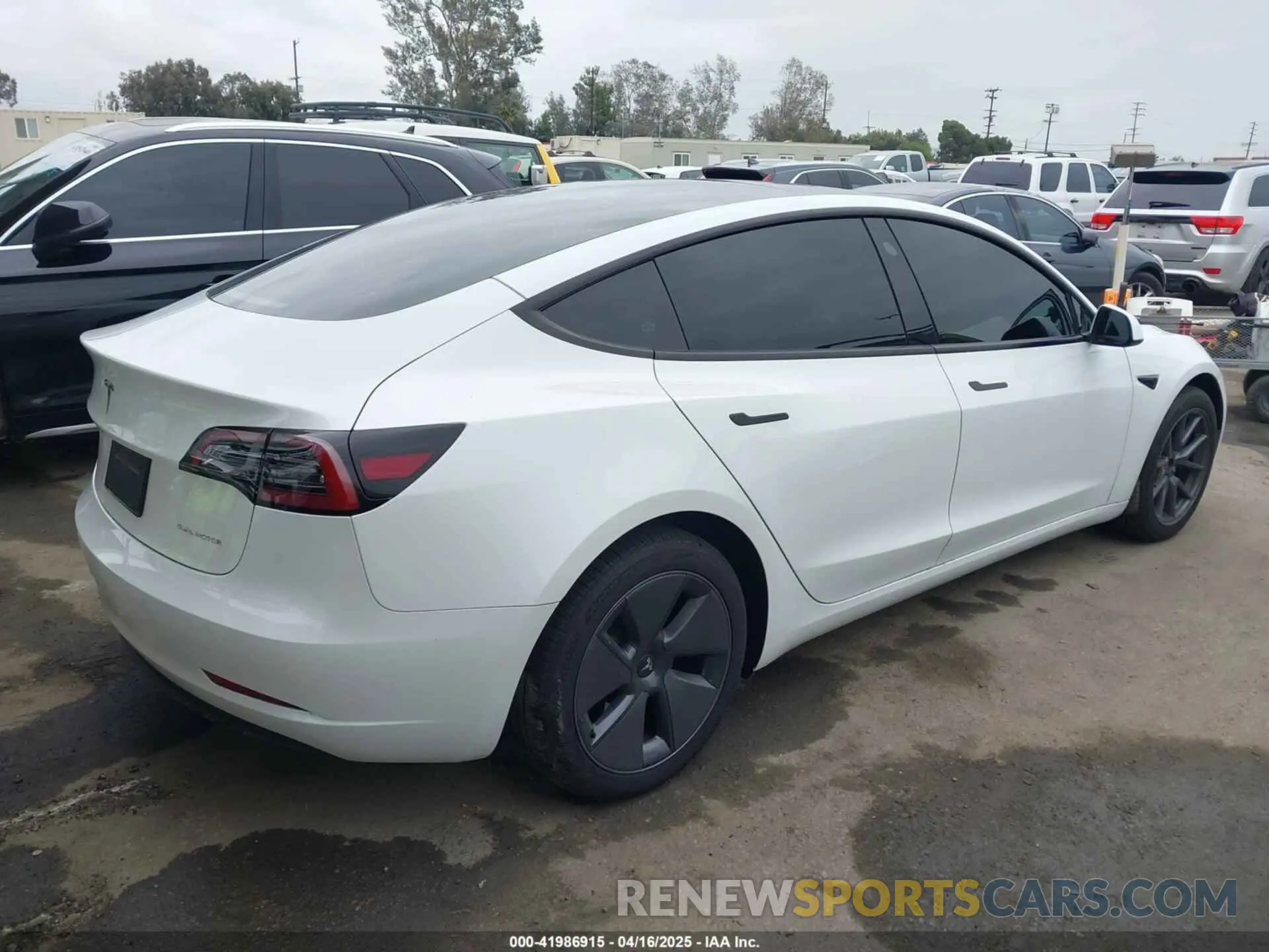 4 Фотография поврежденного автомобиля 5YJ3E1EBXPF712235 TESLA MODEL 3 2023