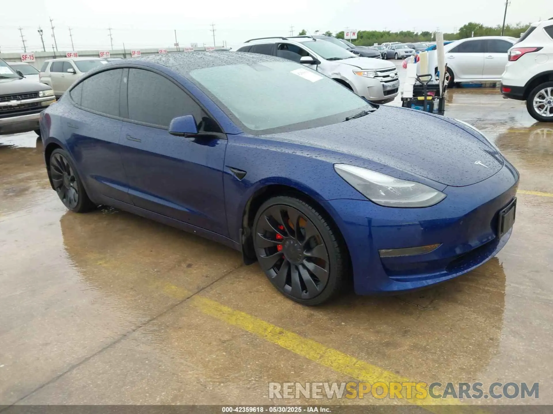 1 Фотография поврежденного автомобиля 5YJ3E1EC0PF491978 TESLA MODEL 3 2023