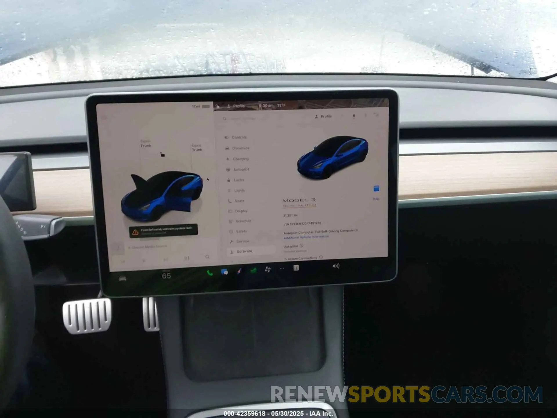 17 Фотография поврежденного автомобиля 5YJ3E1EC0PF491978 TESLA MODEL 3 2023