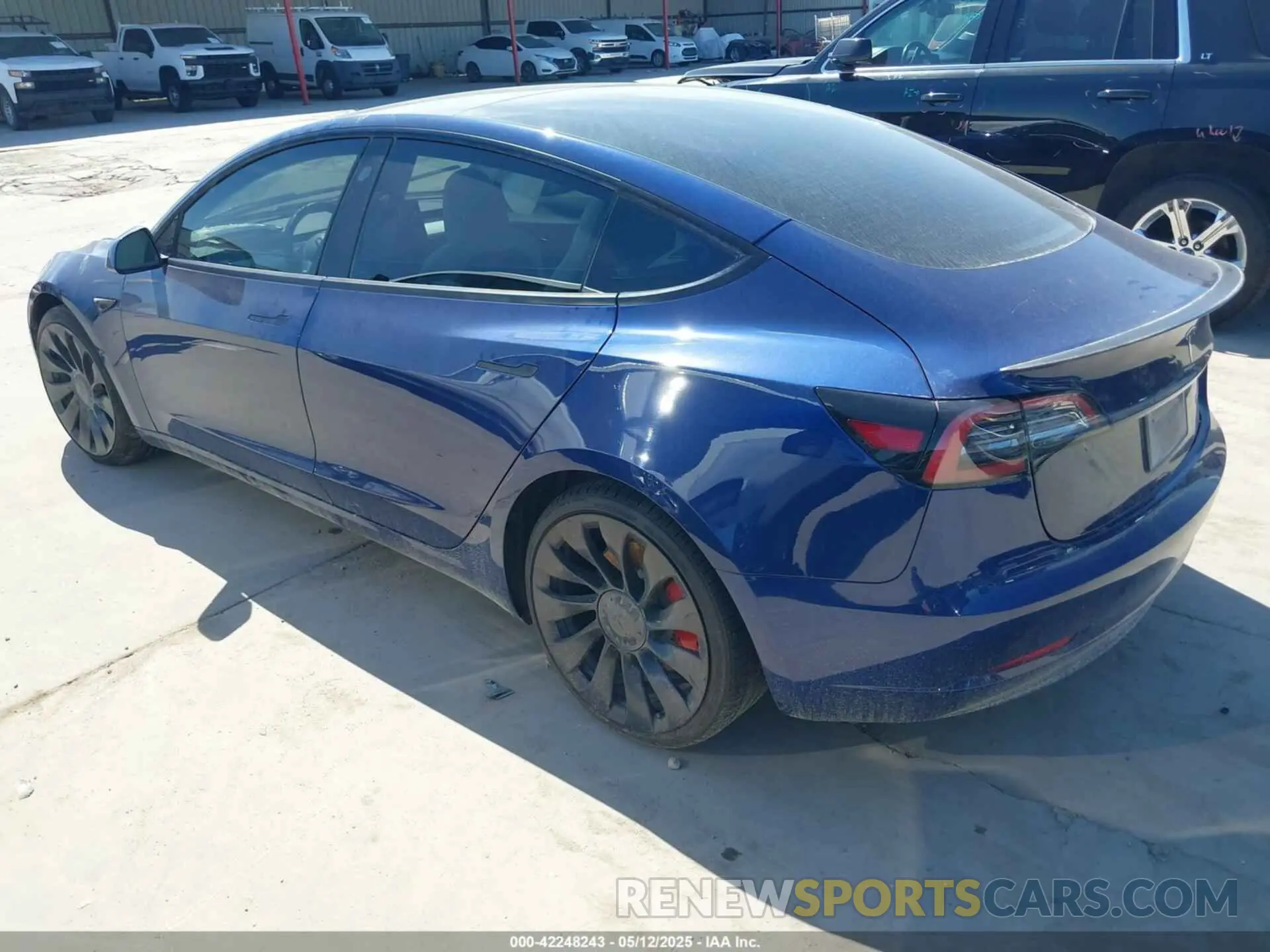 3 Photograph of a damaged car 5YJ3E1EC0PF579218 TESLA MODEL 3 2023