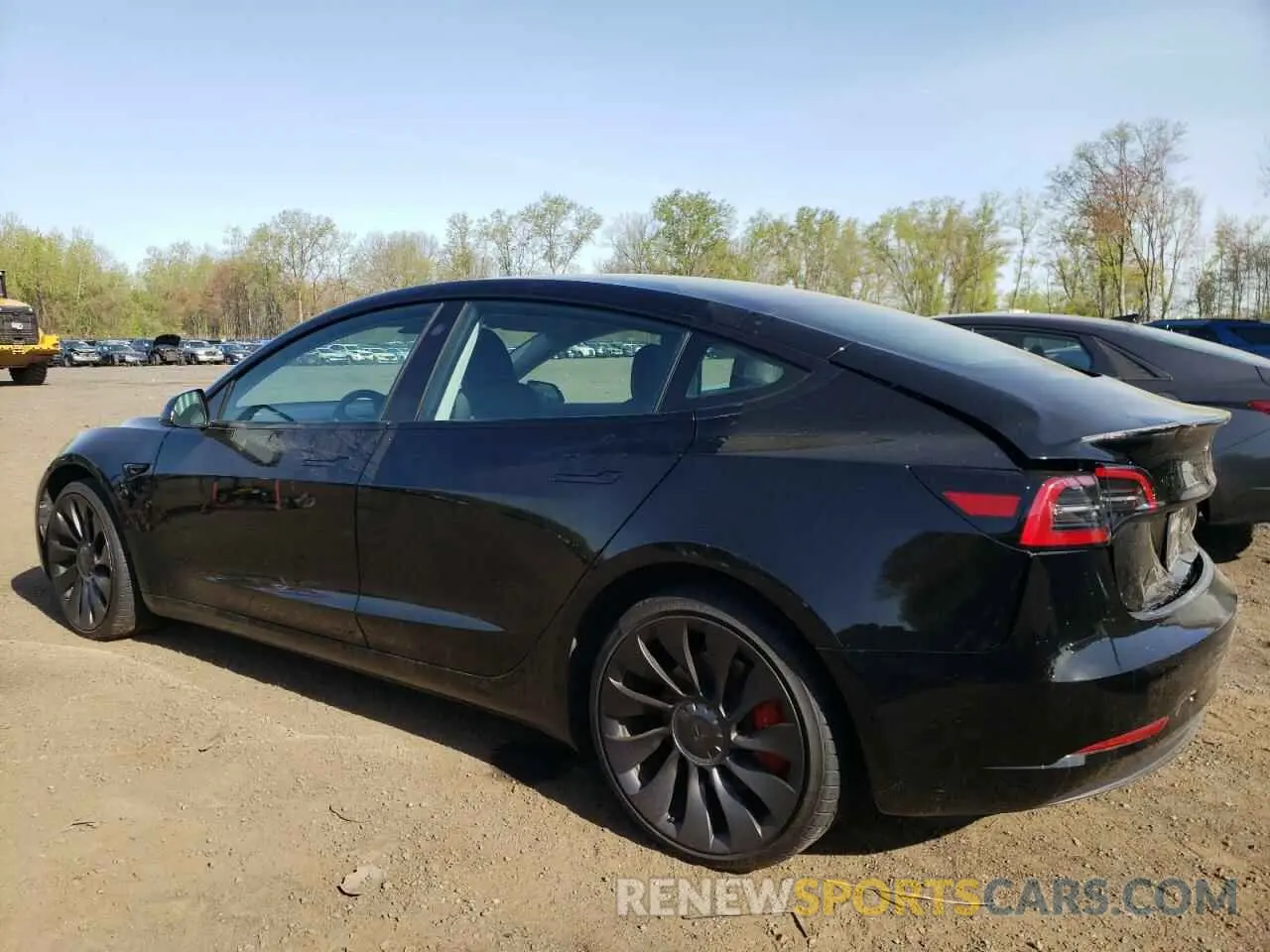 2 Photograph of a damaged car 5YJ3E1EC1PF577798 TESLA MODEL 3 2023