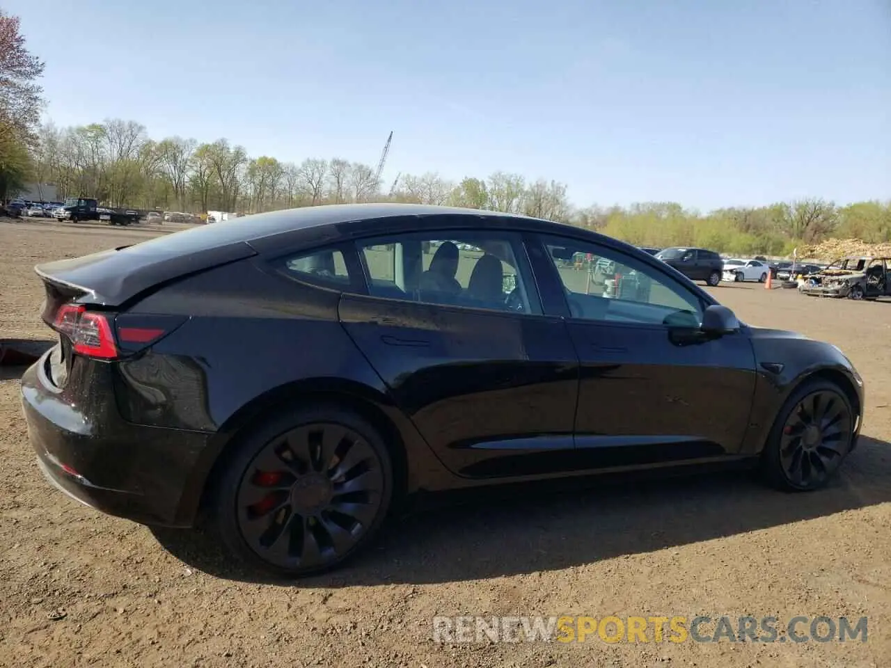 3 Photograph of a damaged car 5YJ3E1EC1PF577798 TESLA MODEL 3 2023