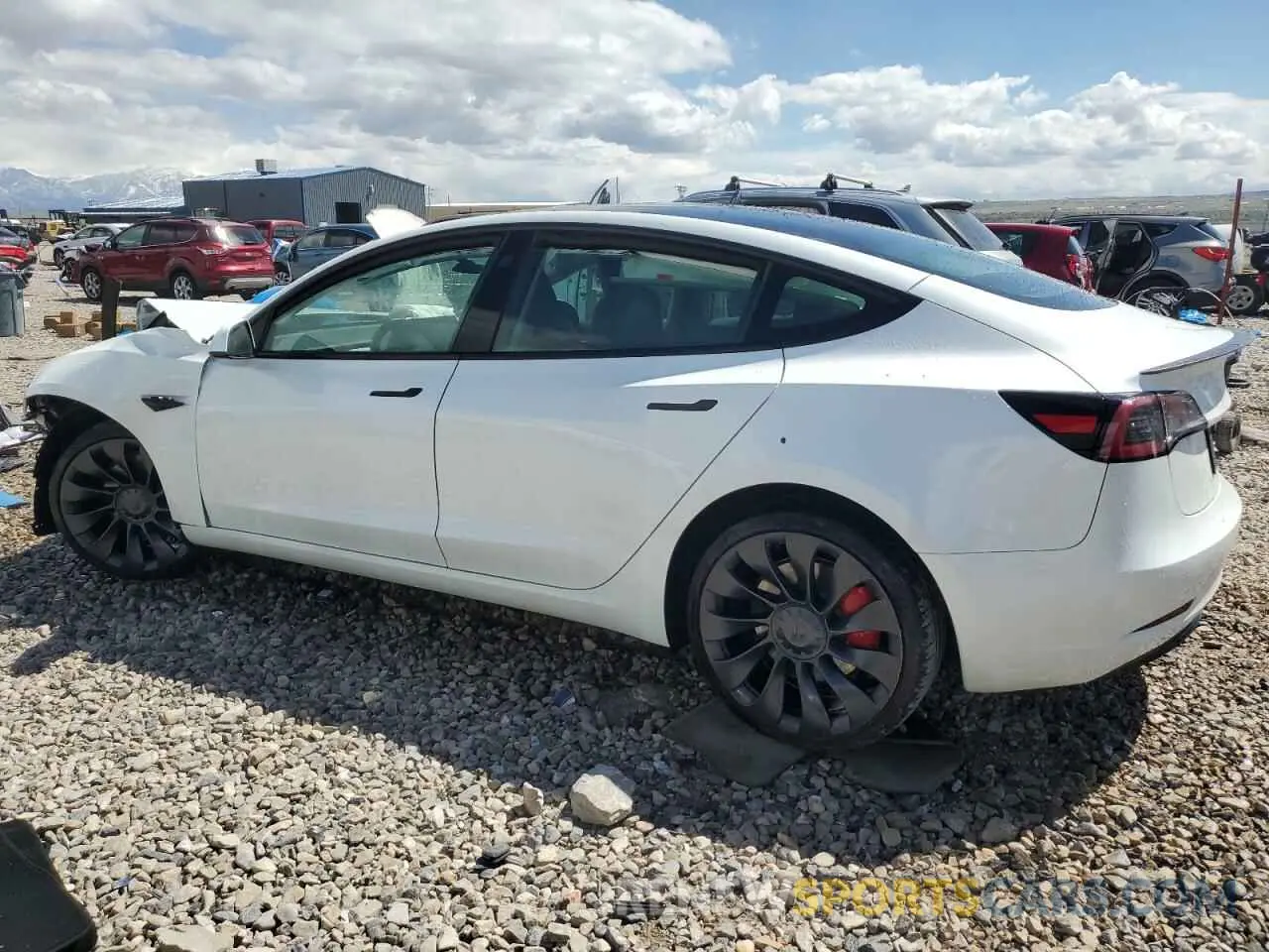 2 Фотография поврежденного автомобиля 5YJ3E1EC1PF706879 TESLA MODEL 3 2023