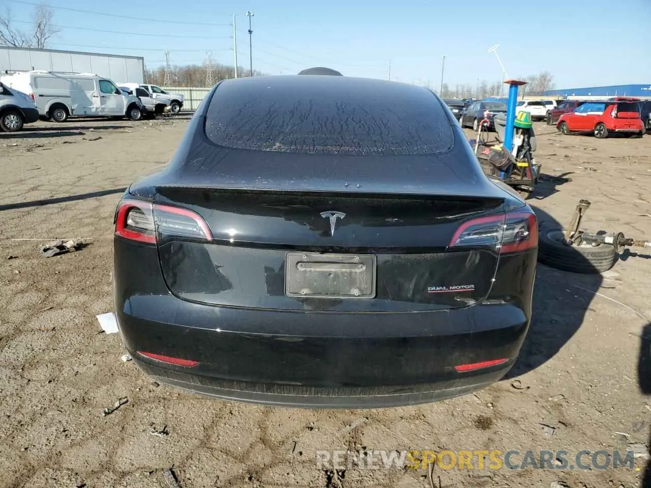 6 Photograph of a damaged car 5YJ3E1EC1PF710110 TESLA MODEL 3 2023