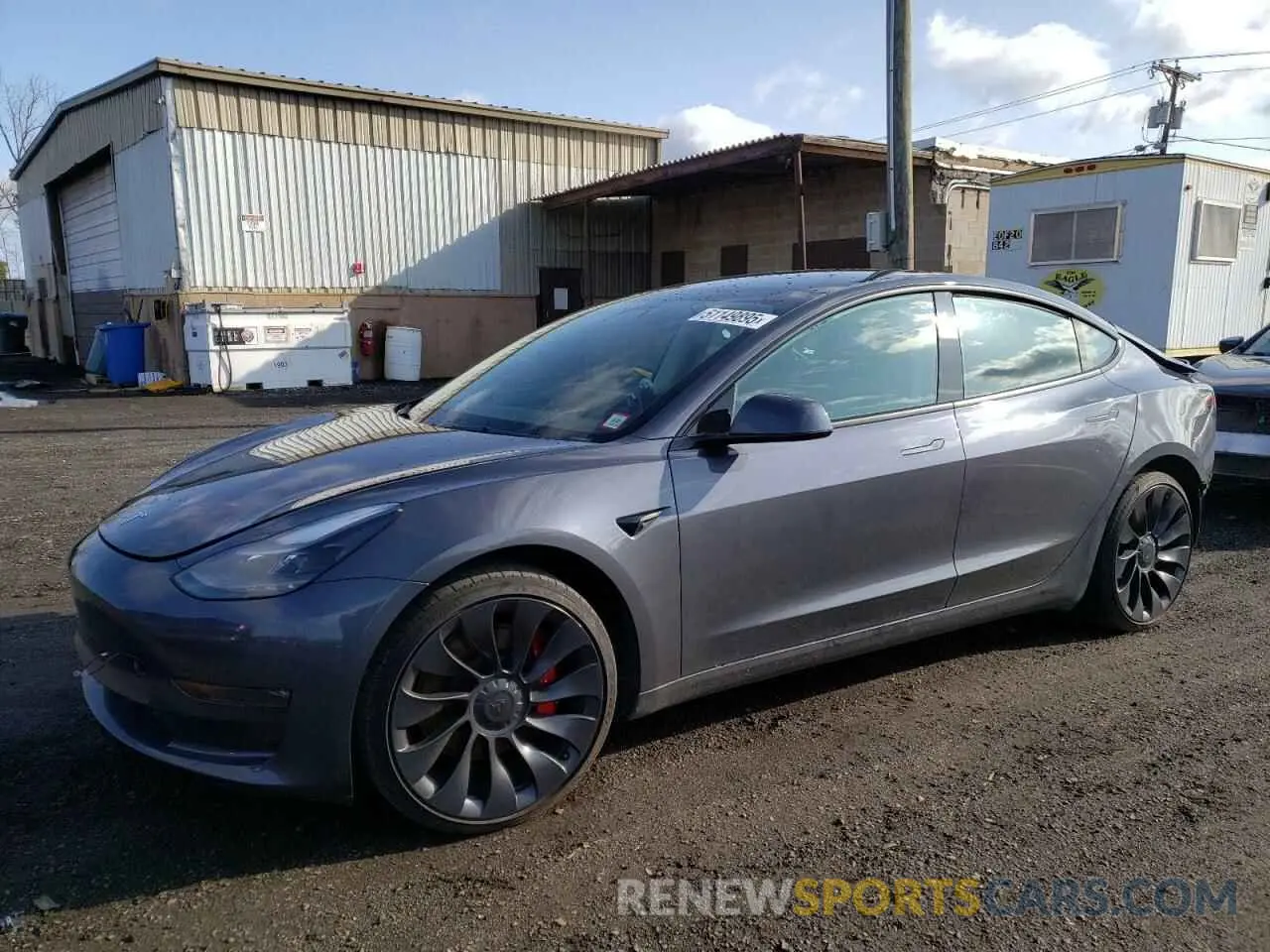 1 Photograph of a damaged car 5YJ3E1EC1PF710382 TESLA MODEL 3 2023