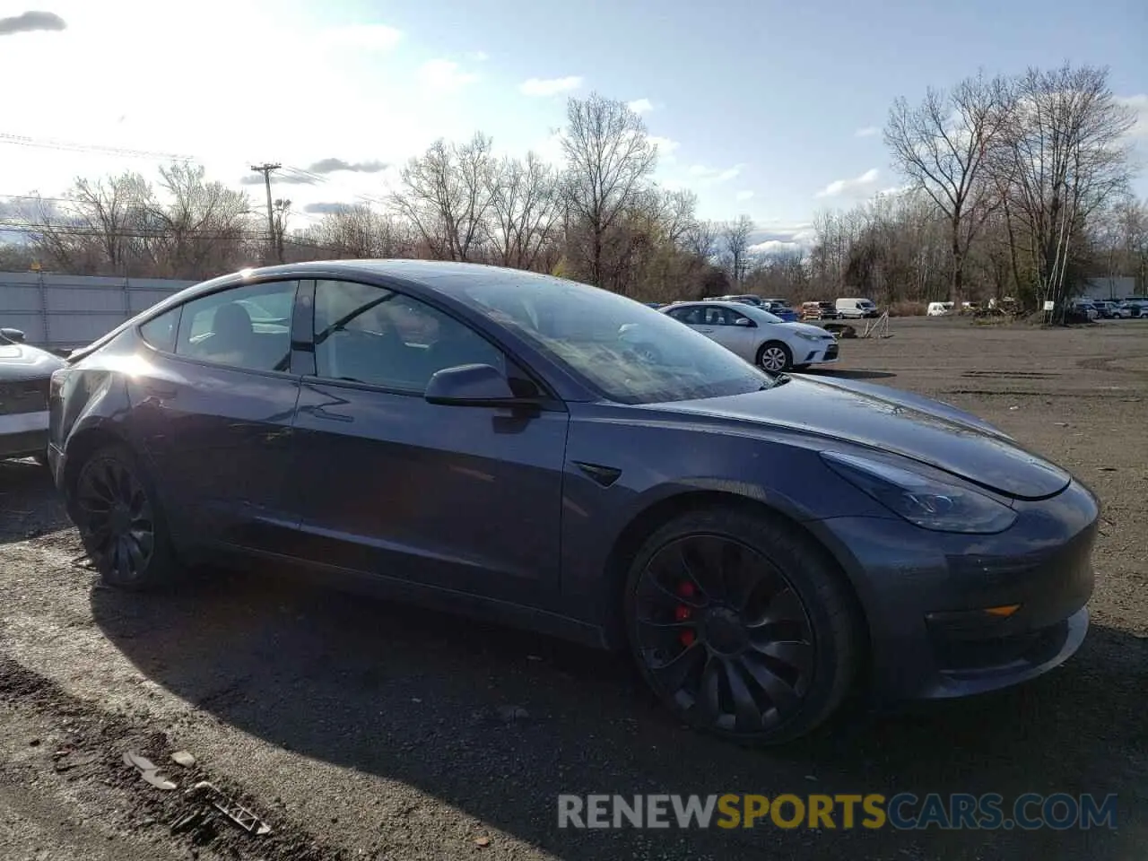 4 Photograph of a damaged car 5YJ3E1EC1PF710382 TESLA MODEL 3 2023