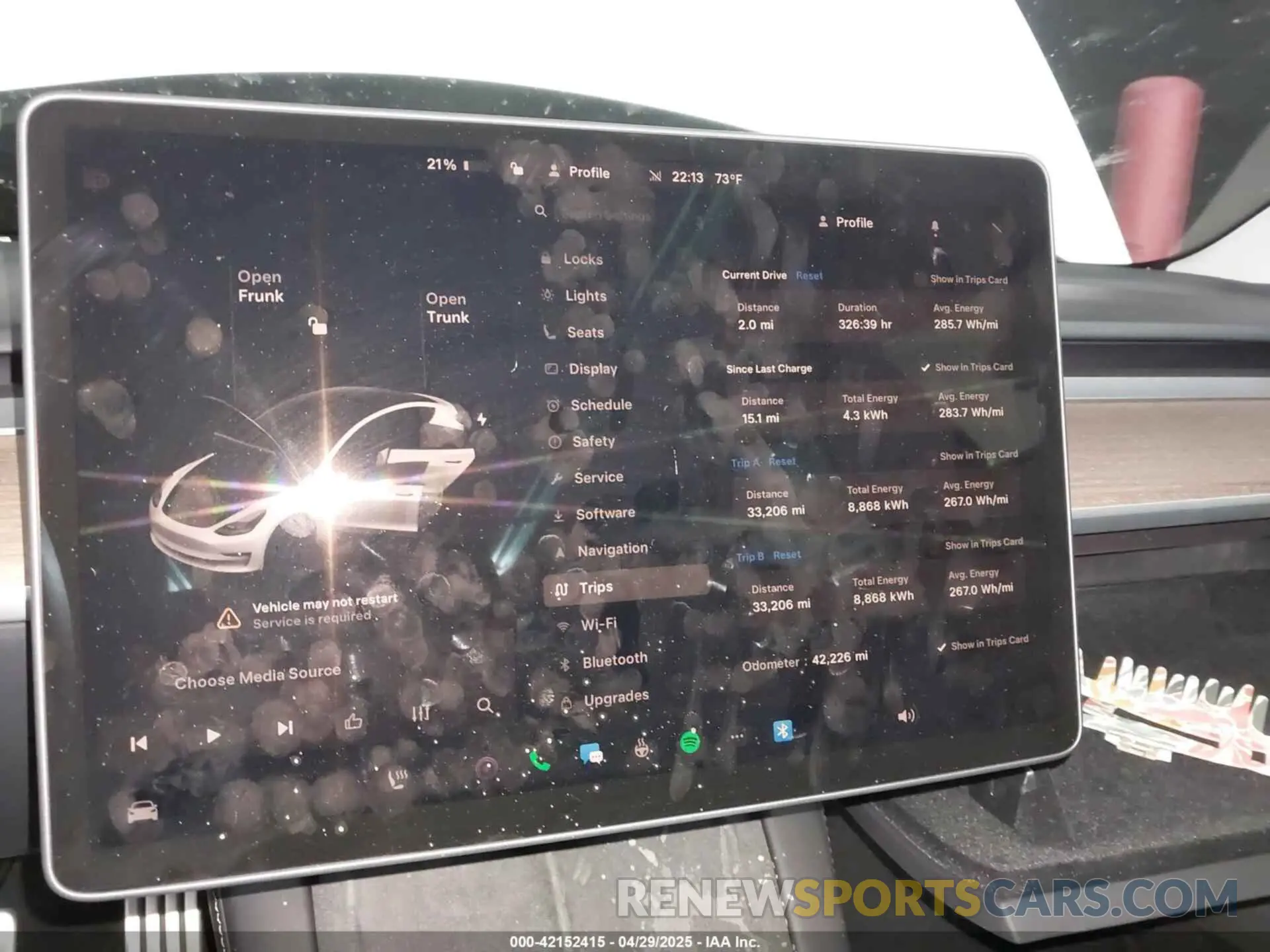 7 Фотография поврежденного автомобиля 5YJ3E1EC2PF497118 TESLA MODEL 3 2023