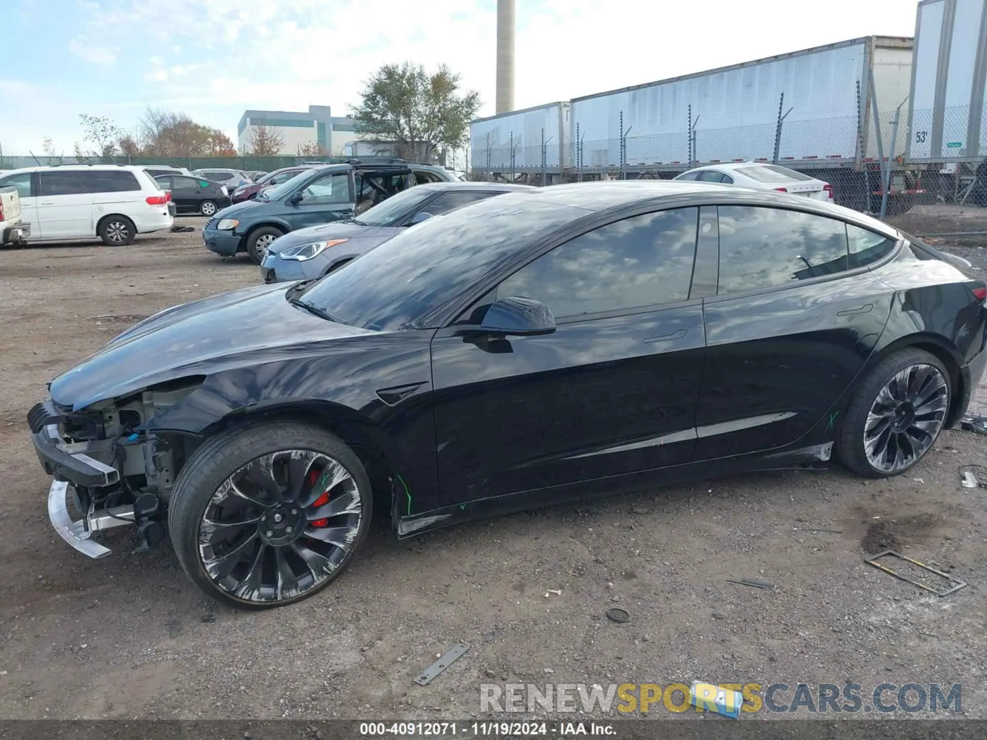 13 Фотография поврежденного автомобиля 5YJ3E1EC2PF506531 TESLA MODEL 3 2023