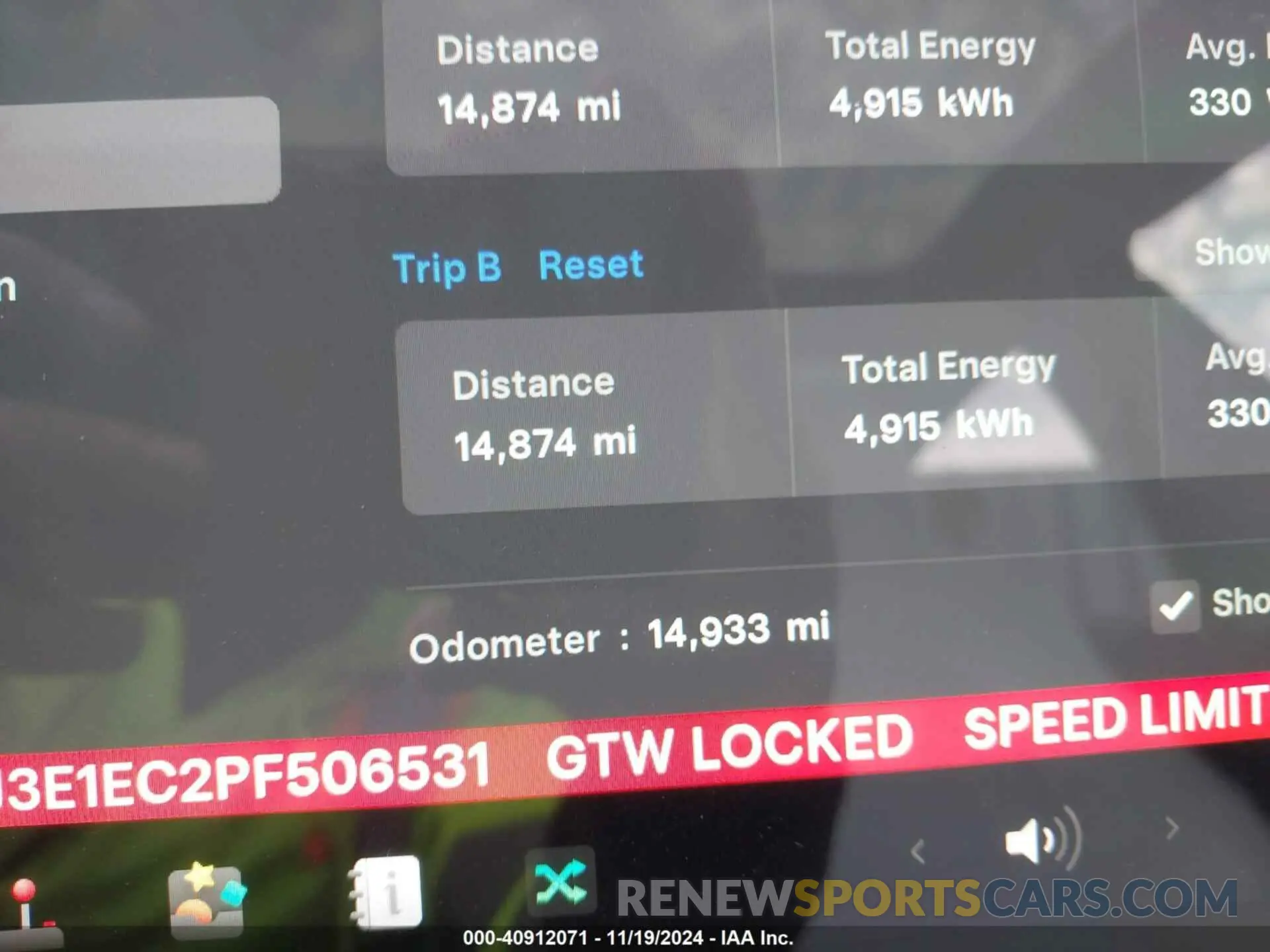 14 Фотография поврежденного автомобиля 5YJ3E1EC2PF506531 TESLA MODEL 3 2023