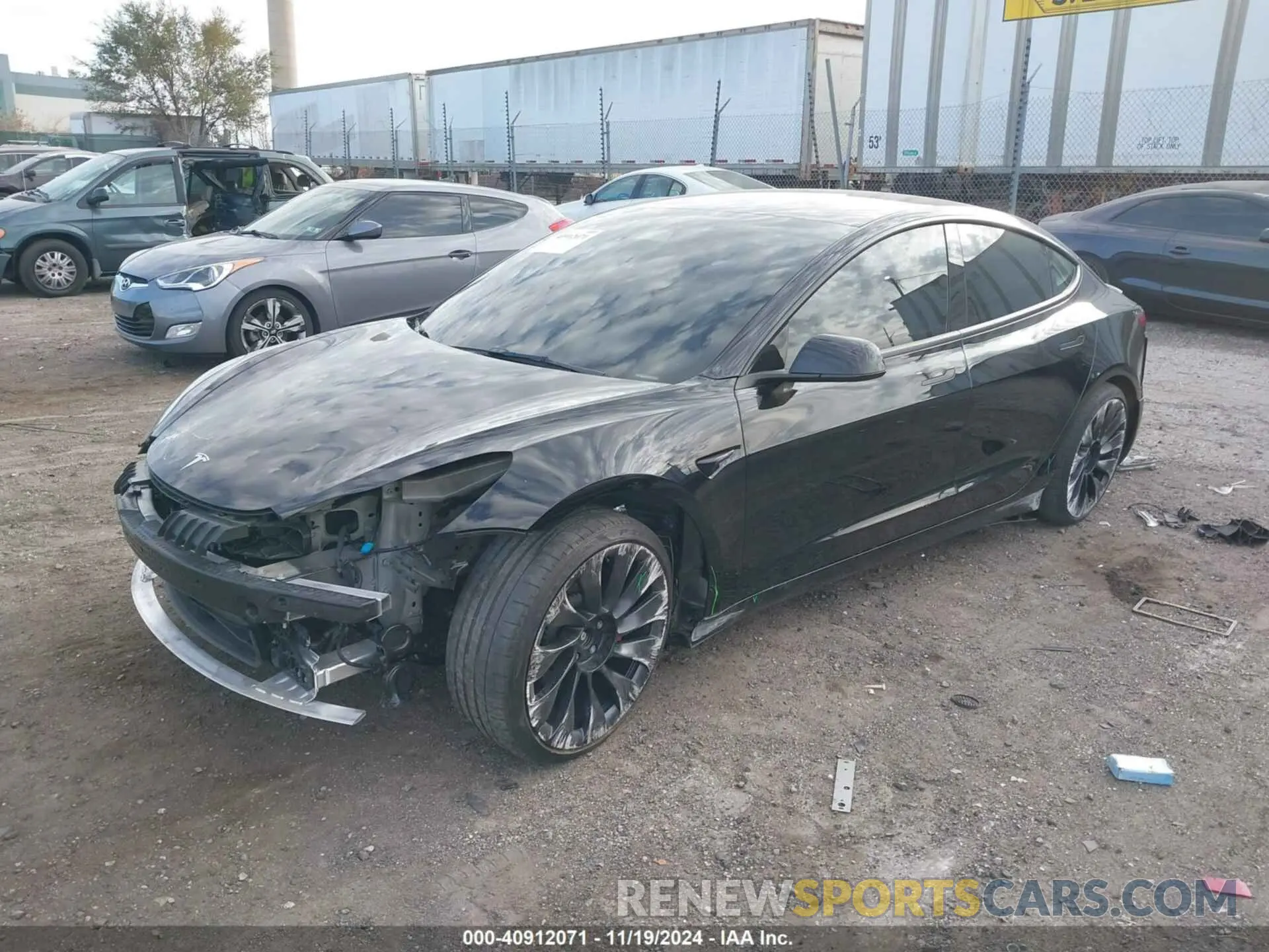 2 Фотография поврежденного автомобиля 5YJ3E1EC2PF506531 TESLA MODEL 3 2023
