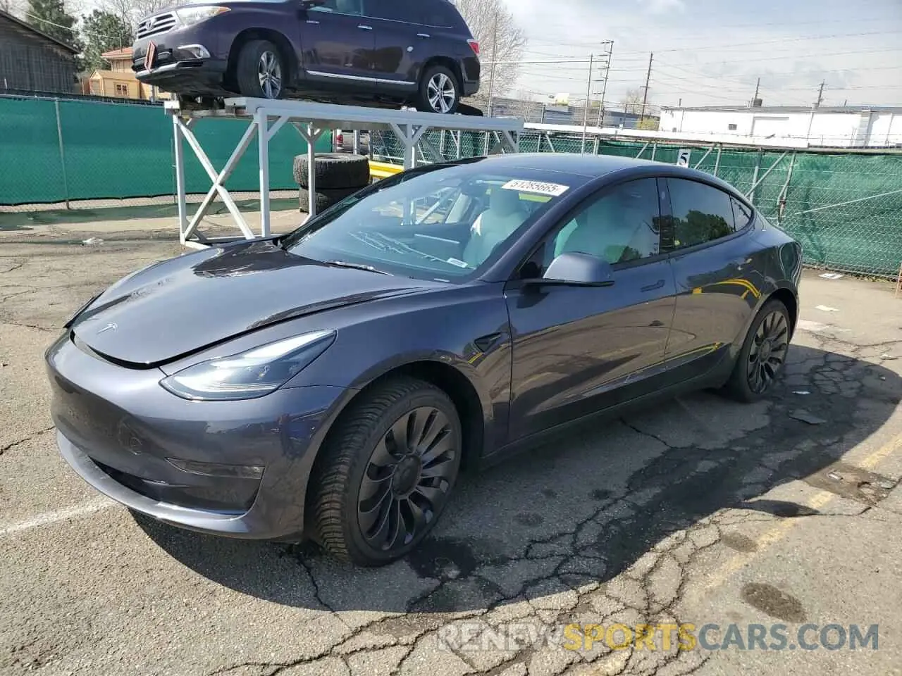 1 Фотография поврежденного автомобиля 5YJ3E1EC2PF673505 TESLA MODEL 3 2023