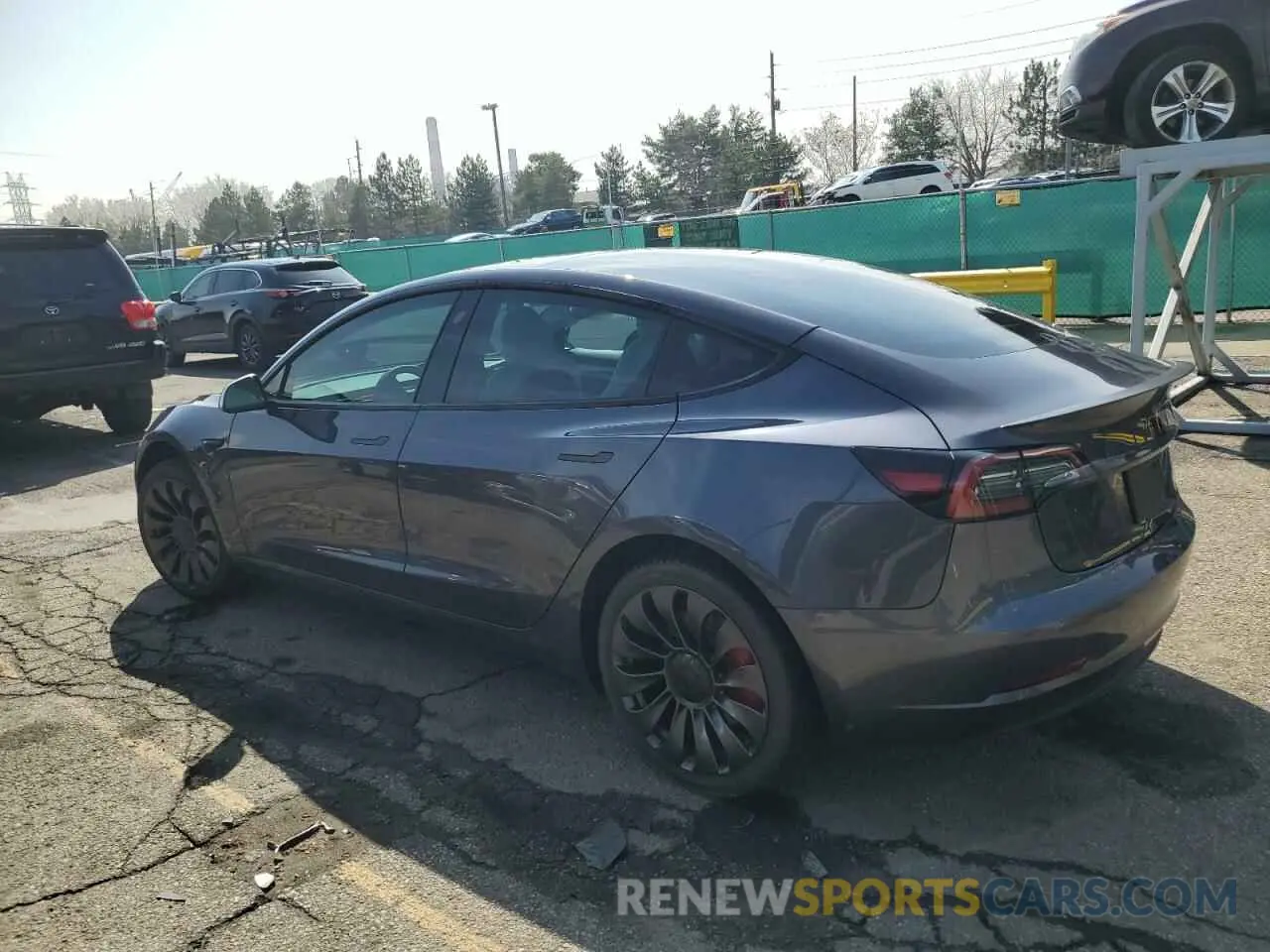 2 Фотография поврежденного автомобиля 5YJ3E1EC2PF673505 TESLA MODEL 3 2023