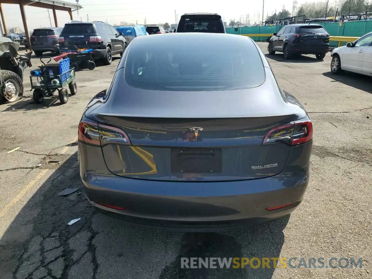 6 Фотография поврежденного автомобиля 5YJ3E1EC2PF673505 TESLA MODEL 3 2023