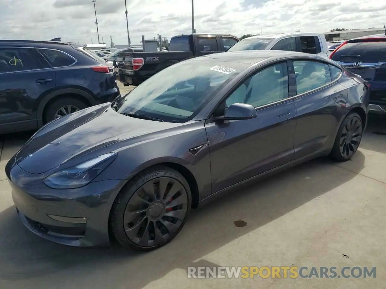 1 Фотография поврежденного автомобиля 5YJ3E1EC2PF677330 TESLA MODEL 3 2023