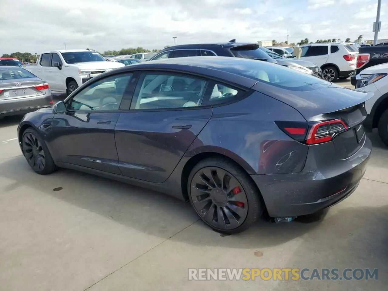 2 Фотография поврежденного автомобиля 5YJ3E1EC2PF677330 TESLA MODEL 3 2023
