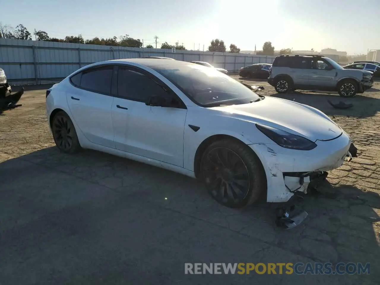 4 Photograph of a damaged car 5YJ3E1EC3PF556807 TESLA MODEL 3 2023