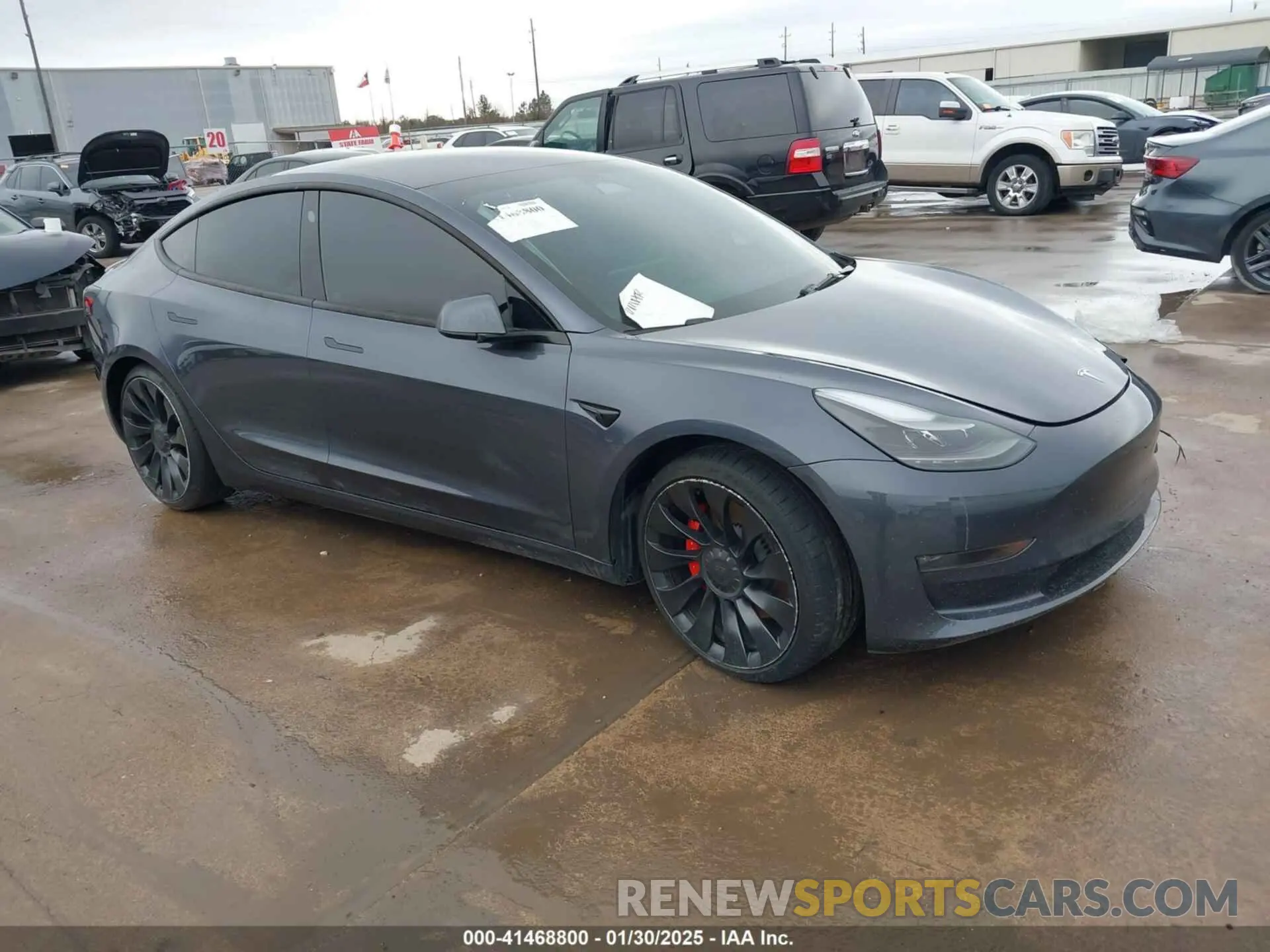 1 Фотография поврежденного автомобиля 5YJ3E1EC3PF577351 TESLA MODEL 3 2023