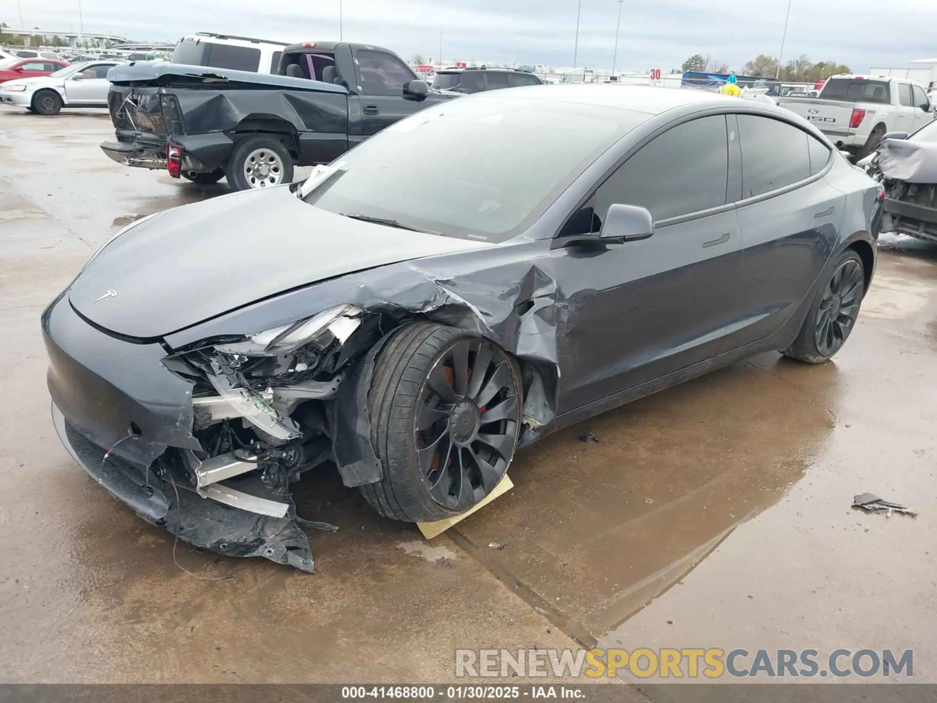 2 Фотография поврежденного автомобиля 5YJ3E1EC3PF577351 TESLA MODEL 3 2023