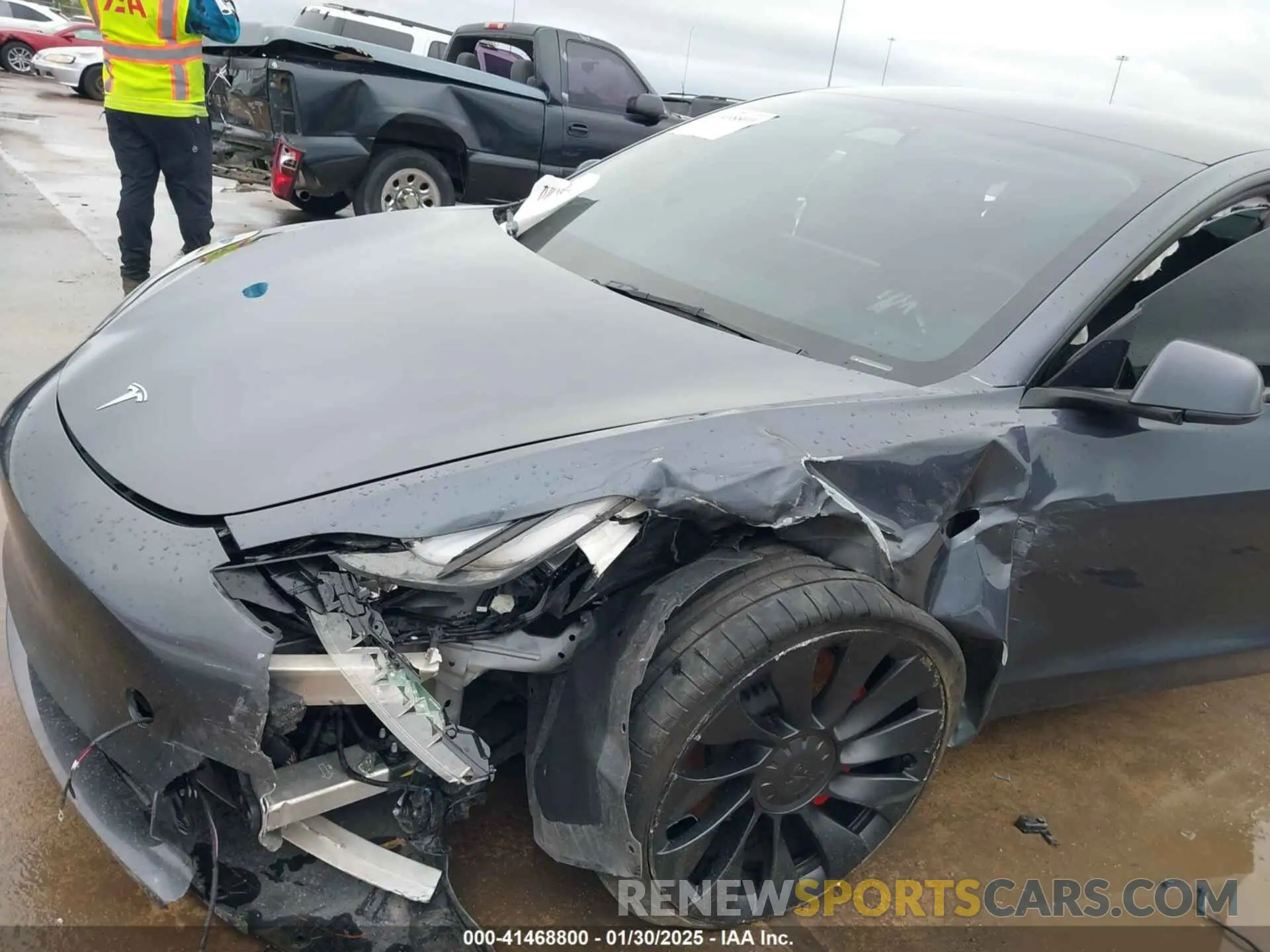 6 Фотография поврежденного автомобиля 5YJ3E1EC3PF577351 TESLA MODEL 3 2023