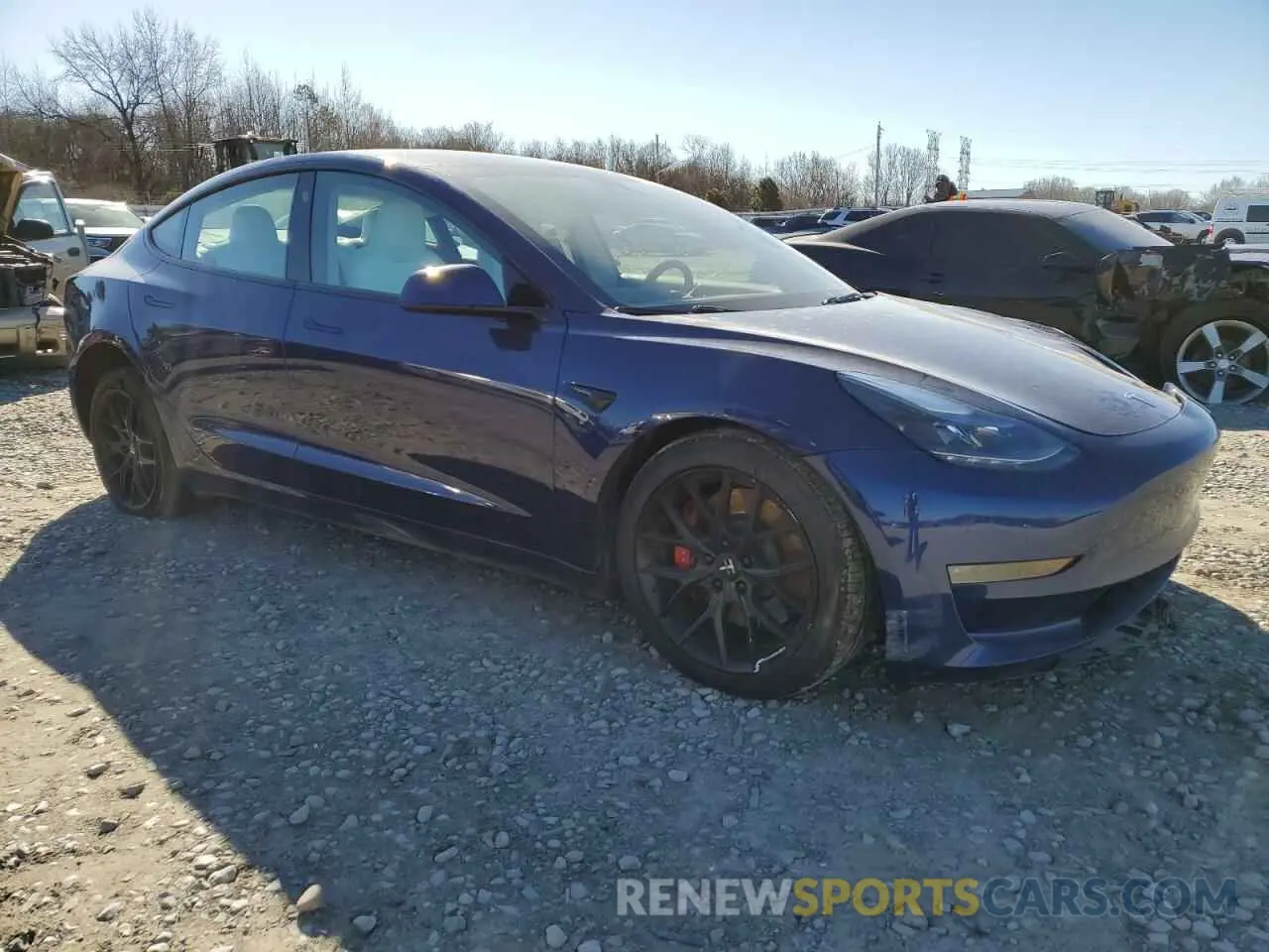4 Photograph of a damaged car 5YJ3E1EC3PF632641 TESLA MODEL 3 2023