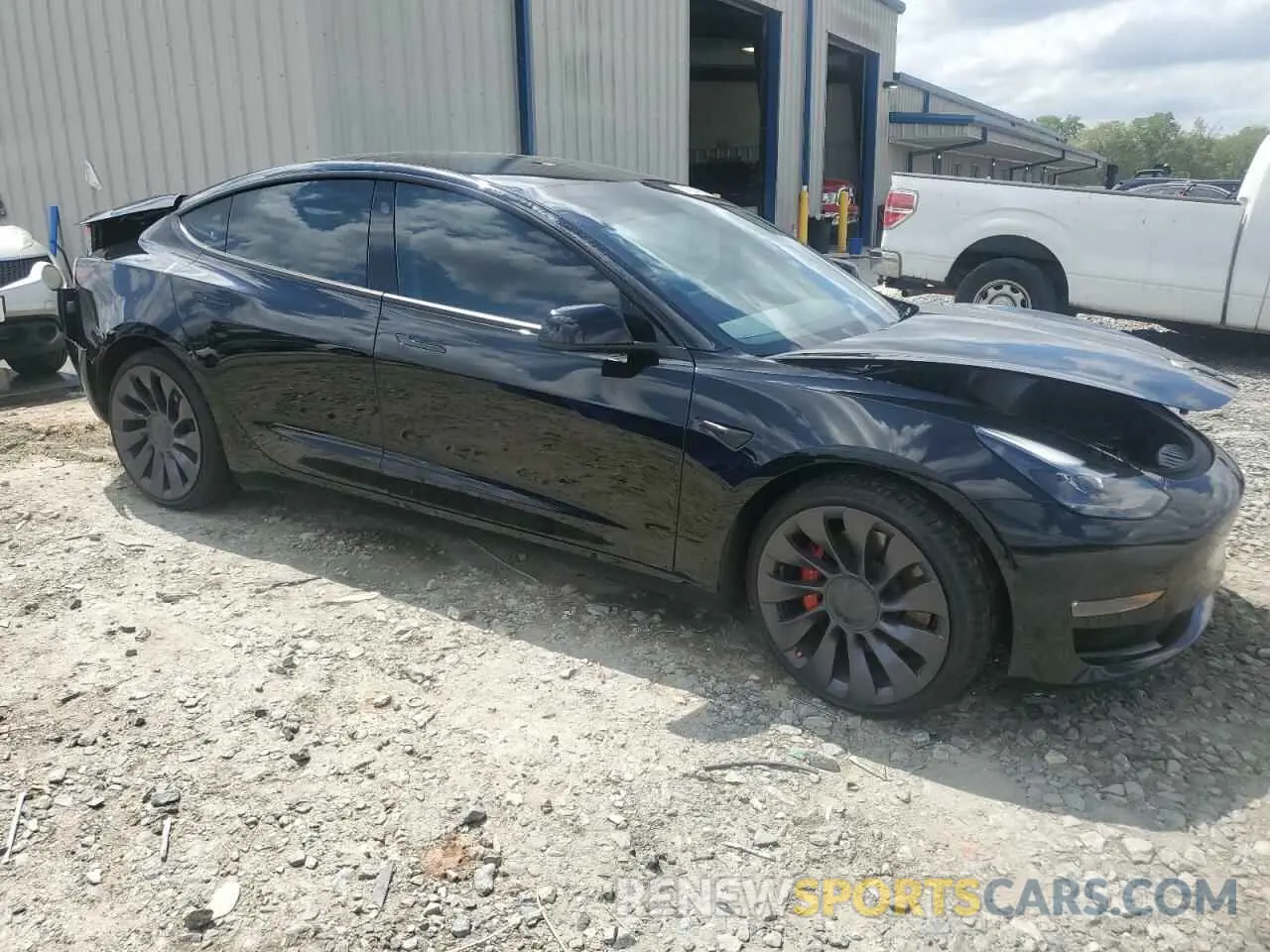 4 Photograph of a damaged car 5YJ3E1EC3PF704244 TESLA MODEL 3 2023