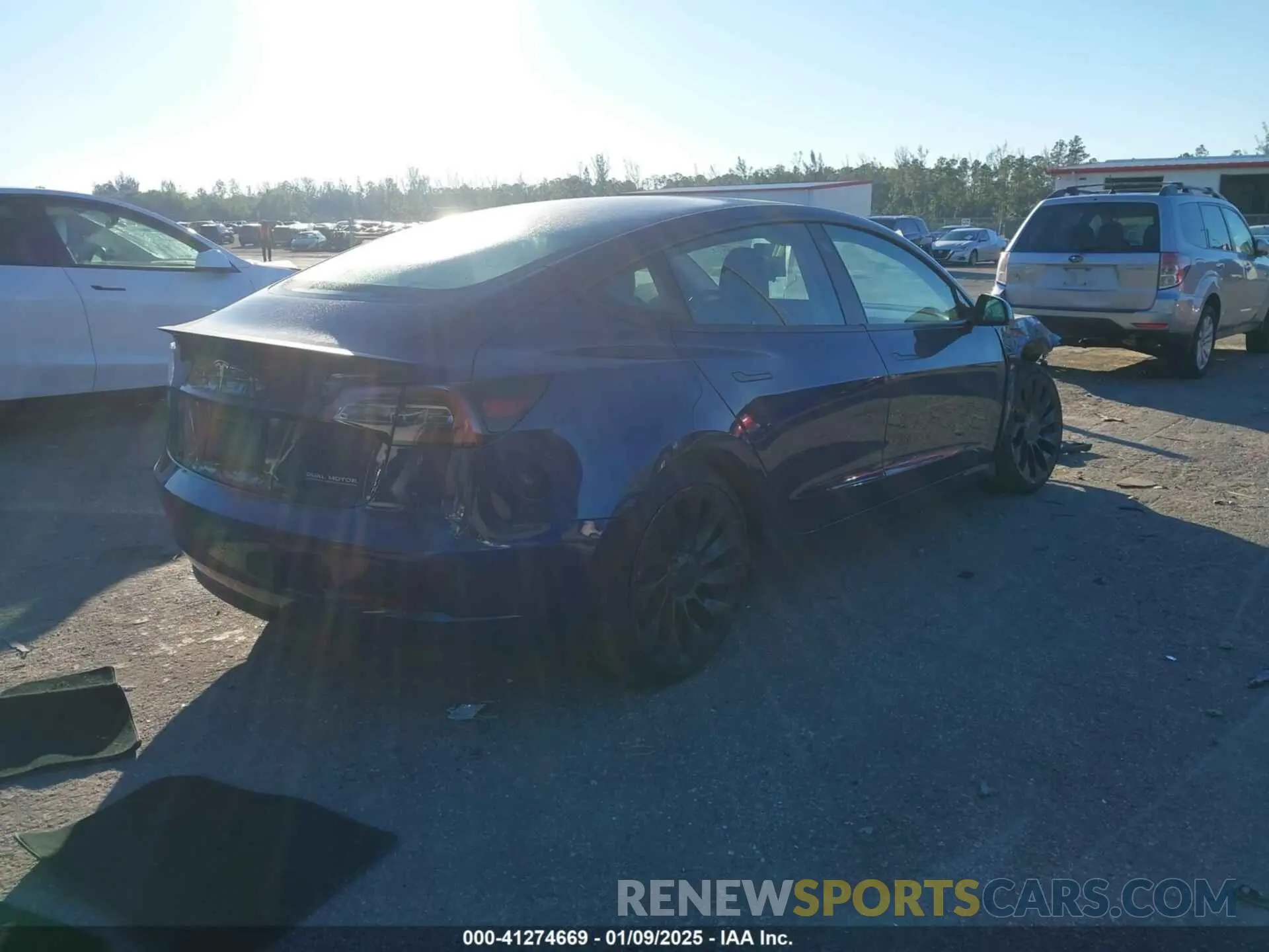 4 Photograph of a damaged car 5YJ3E1EC4PF404521 TESLA MODEL 3 2023