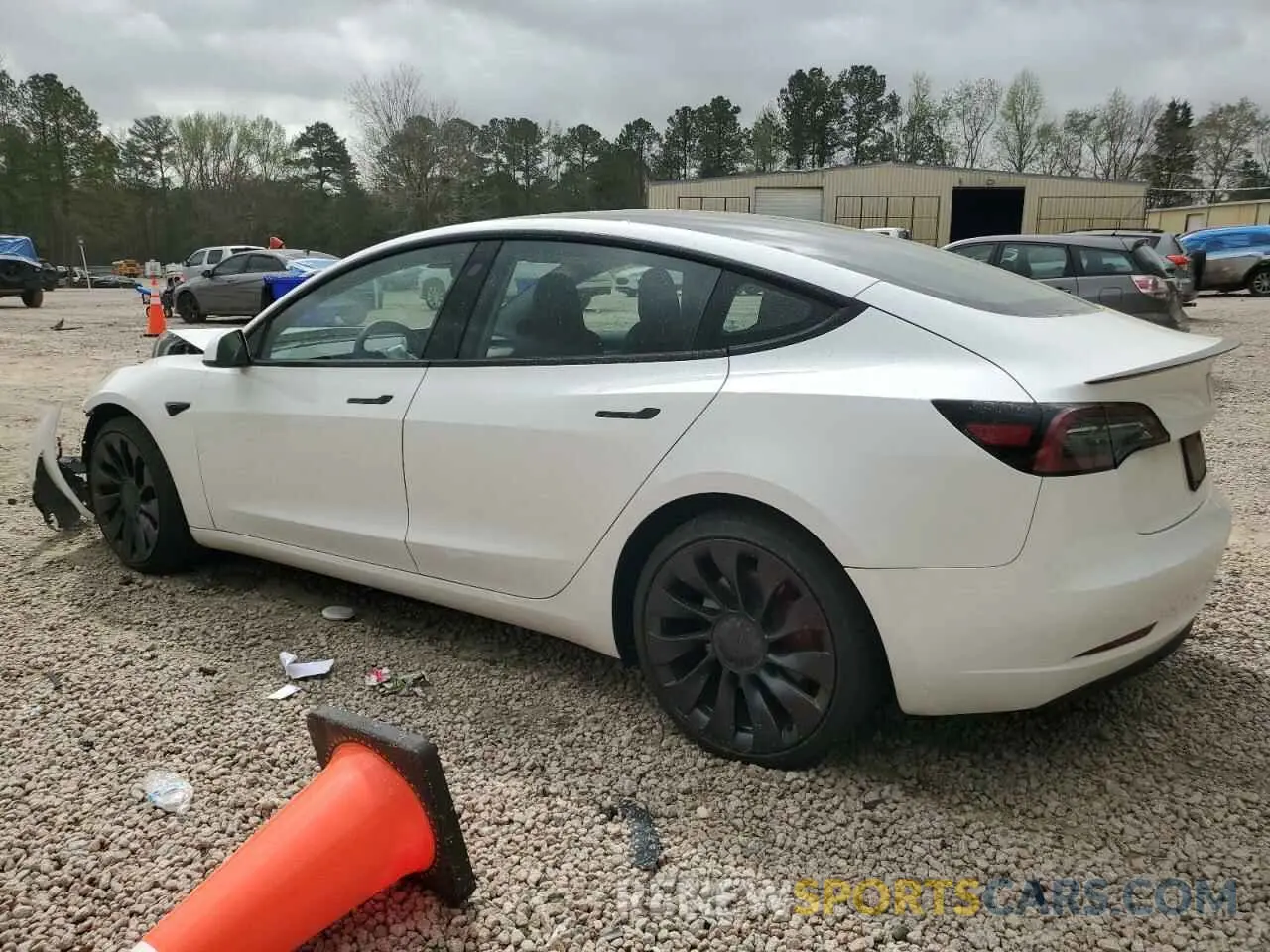 2 Фотография поврежденного автомобиля 5YJ3E1EC4PF472320 TESLA MODEL 3 2023