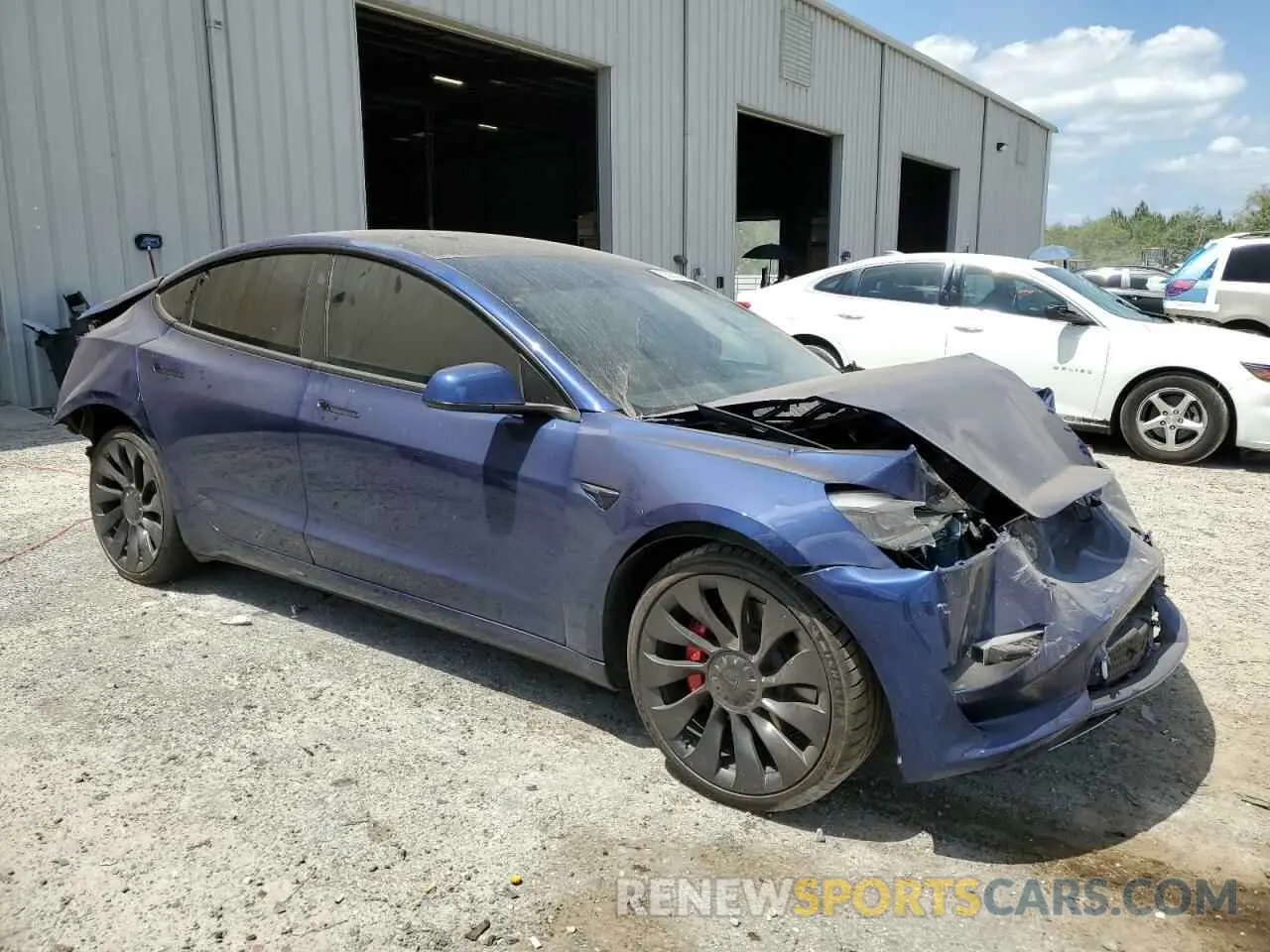 4 Photograph of a damaged car 5YJ3E1EC4PF558646 TESLA MODEL 3 2023