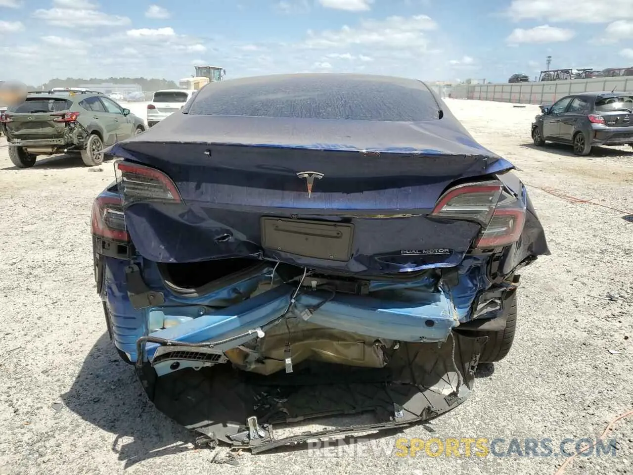 6 Photograph of a damaged car 5YJ3E1EC4PF558646 TESLA MODEL 3 2023