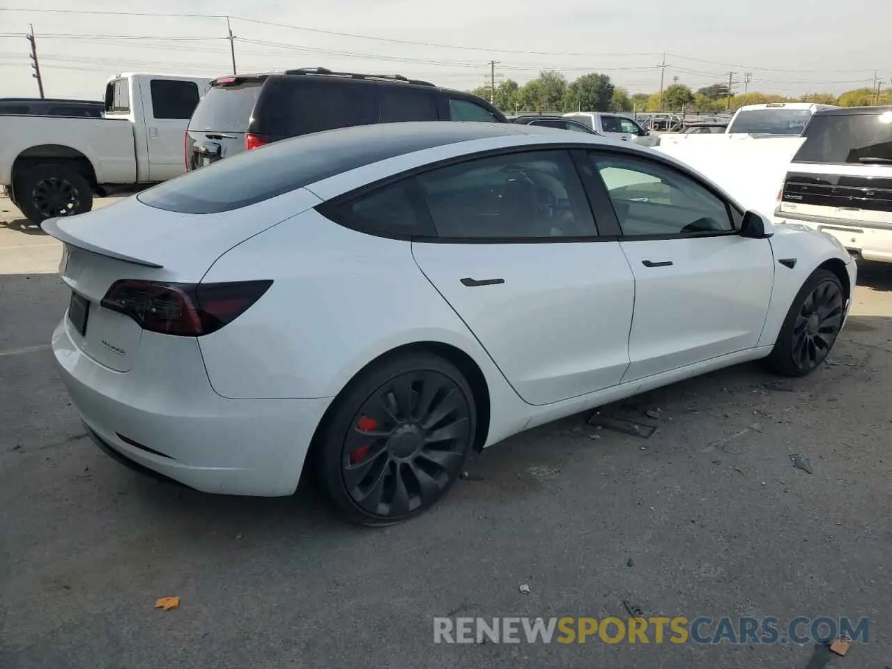 3 Photograph of a damaged car 5YJ3E1EC4PF599830 TESLA MODEL 3 2023