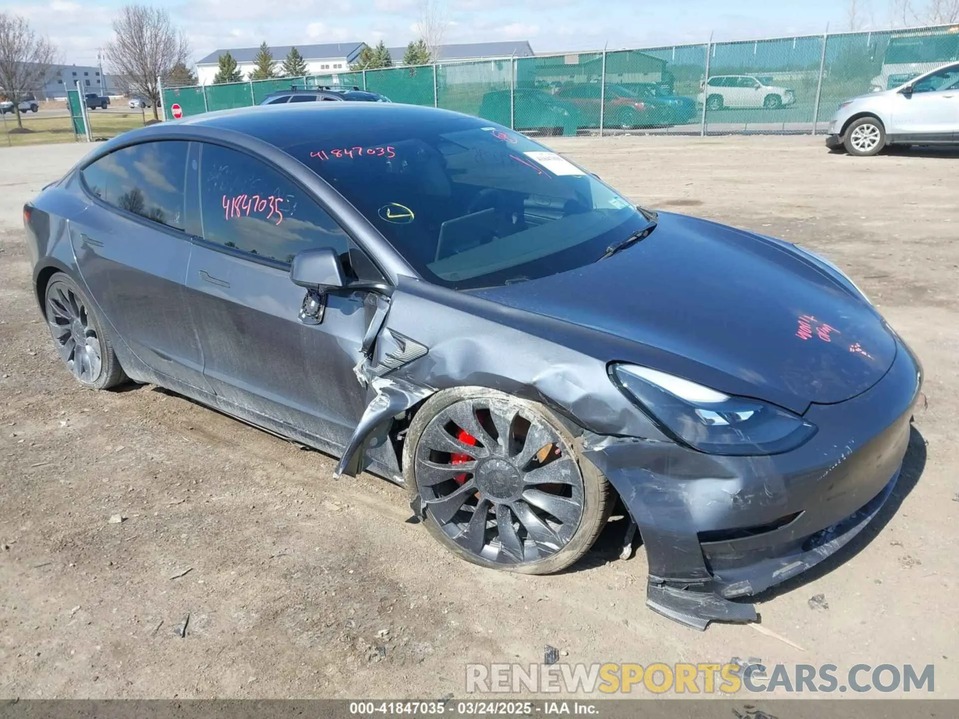 1 Фотография поврежденного автомобиля 5YJ3E1EC4PF633961 TESLA MODEL 3 2023