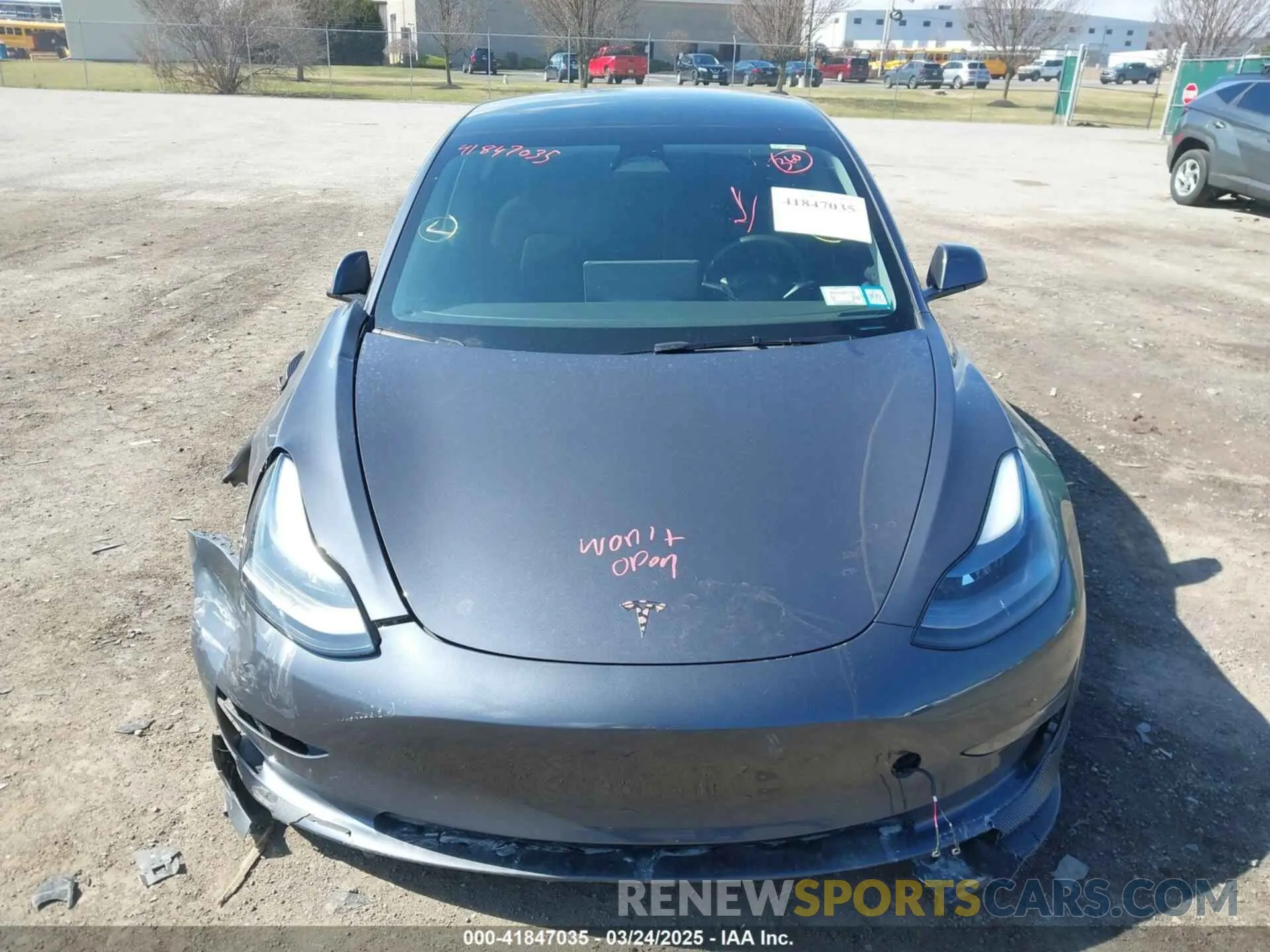 11 Фотография поврежденного автомобиля 5YJ3E1EC4PF633961 TESLA MODEL 3 2023
