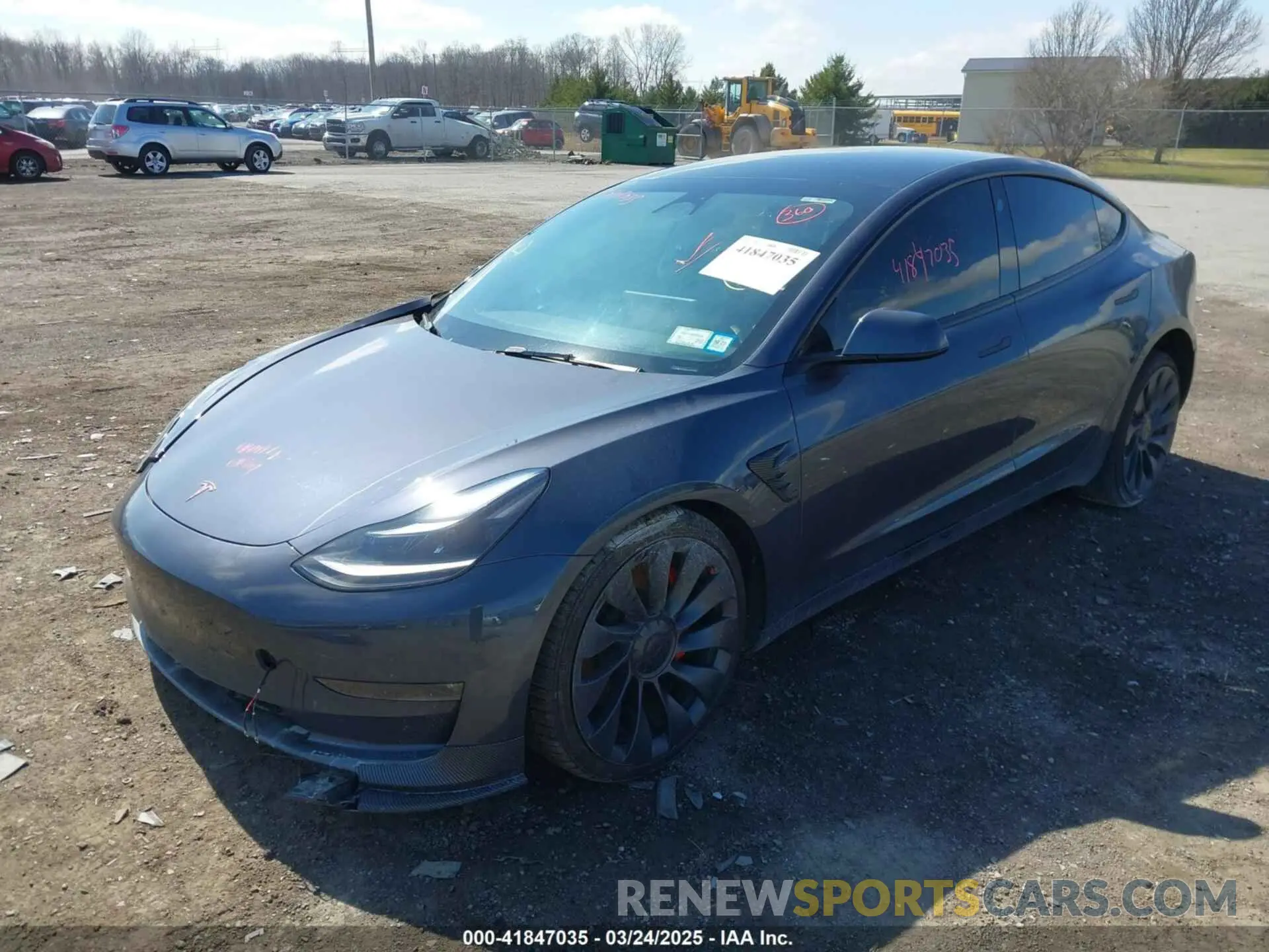2 Фотография поврежденного автомобиля 5YJ3E1EC4PF633961 TESLA MODEL 3 2023