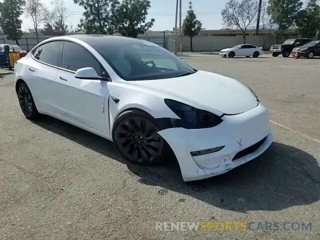 10 Фотография поврежденного автомобиля 5YJ3E1EC4PF649772 TESLA MODEL 3 2023