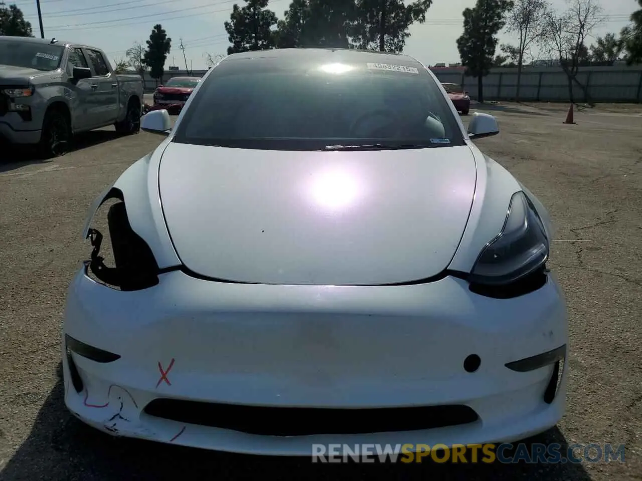 5 Фотография поврежденного автомобиля 5YJ3E1EC4PF649772 TESLA MODEL 3 2023