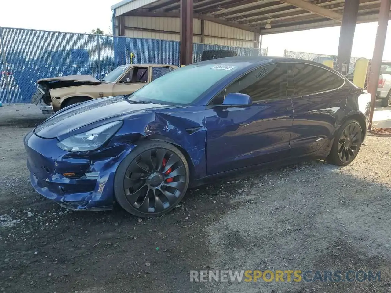 1 Photograph of a damaged car 5YJ3E1EC5PF634178 TESLA MODEL 3 2023