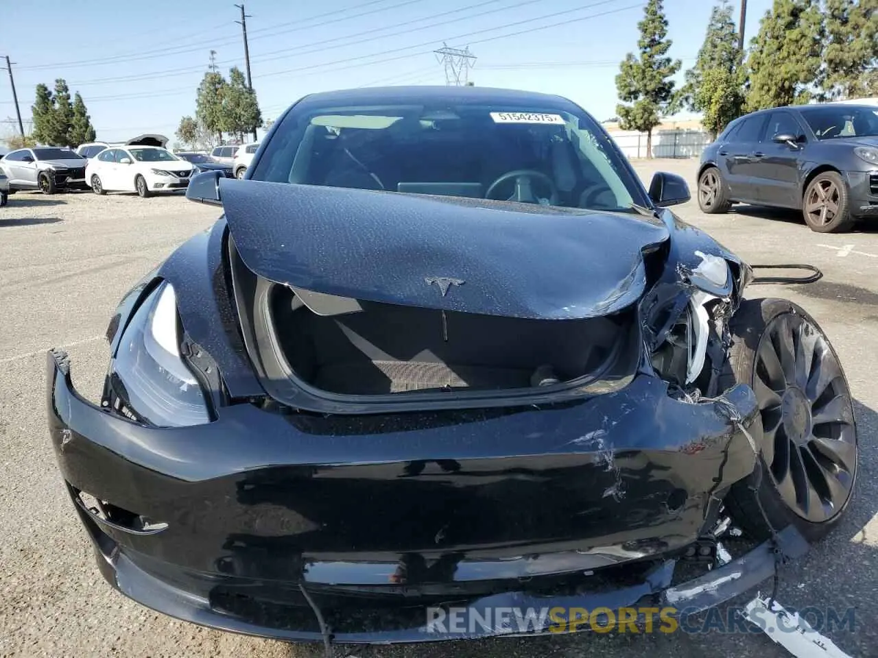 5 Фотография поврежденного автомобиля 5YJ3E1EC5PF681114 TESLA MODEL 3 2023