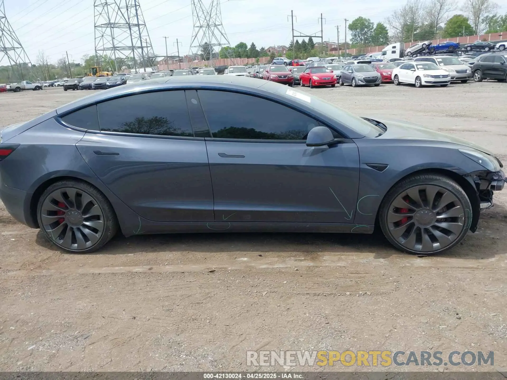 14 Фотография поврежденного автомобиля 5YJ3E1EC6PF383560 TESLA MODEL 3 2023