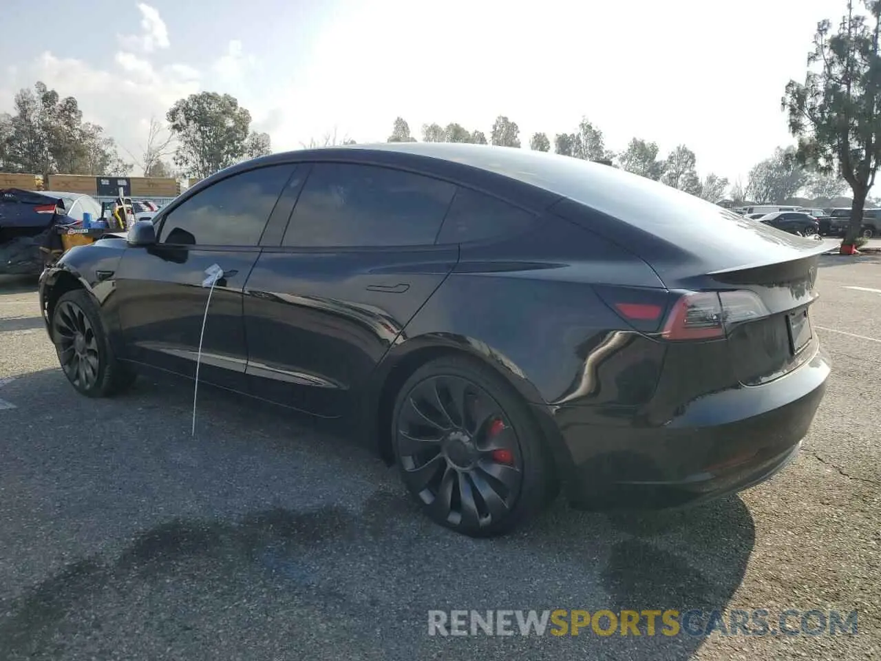 2 Фотография поврежденного автомобиля 5YJ3E1EC6PF422079 TESLA MODEL 3 2023
