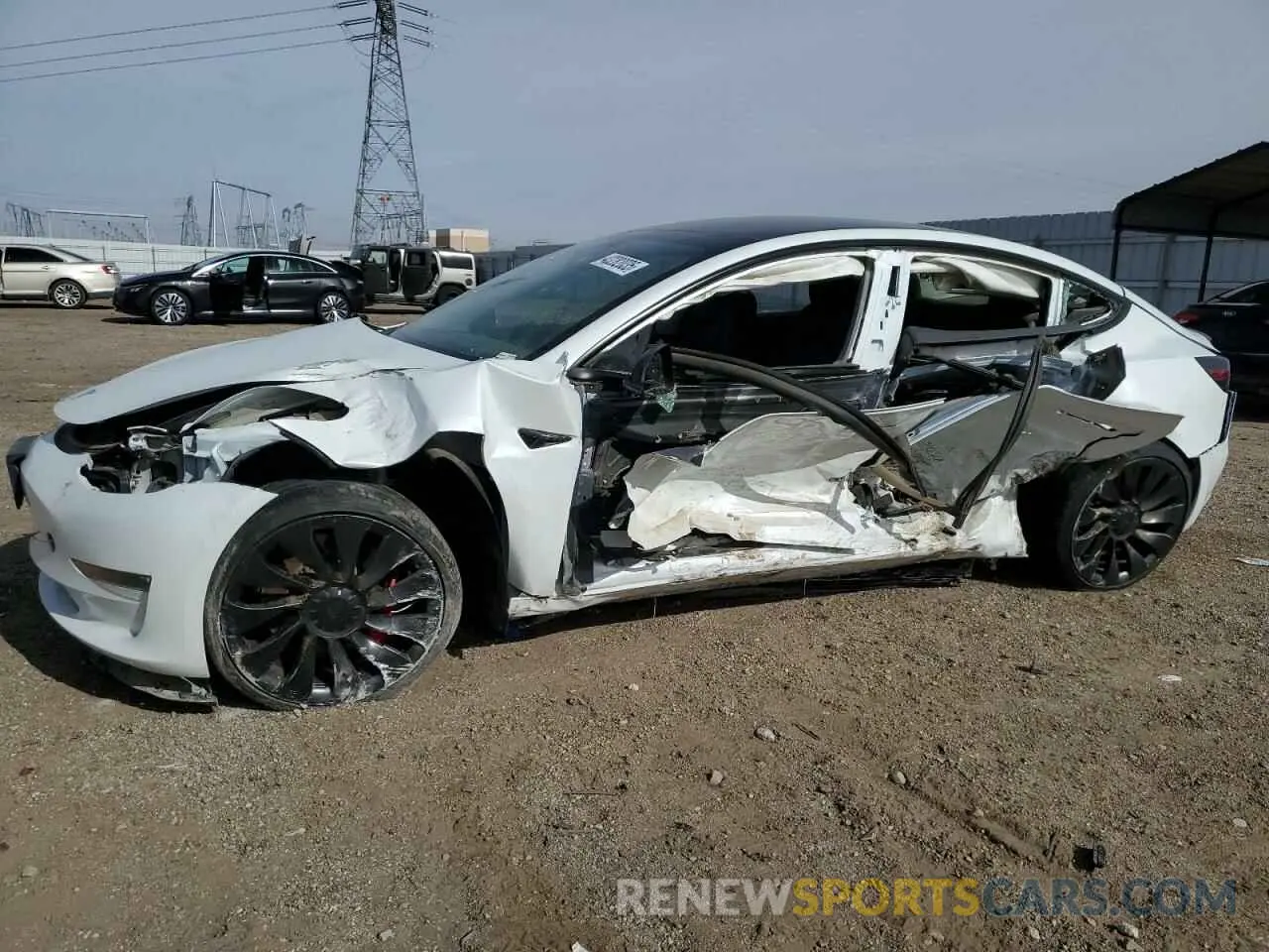 1 Фотография поврежденного автомобиля 5YJ3E1EC6PF627644 TESLA MODEL 3 2023