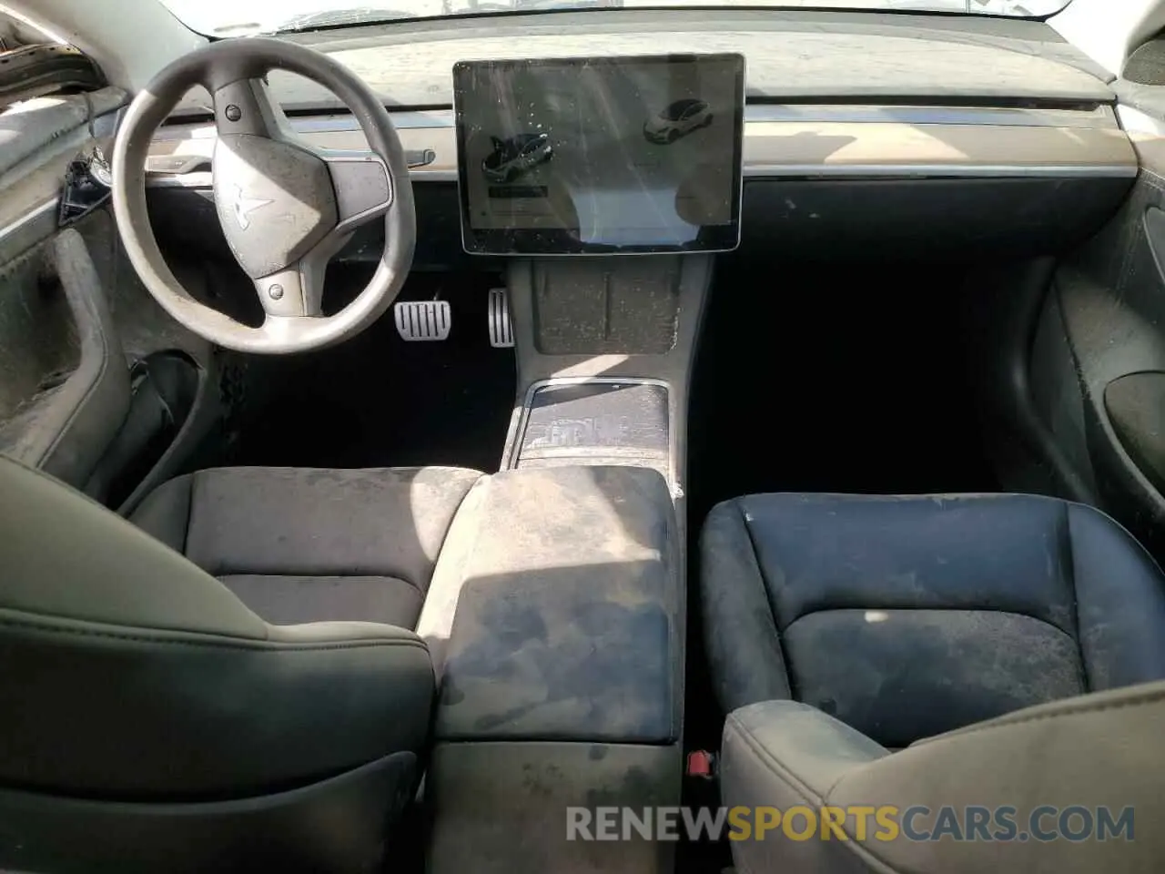 8 Фотография поврежденного автомобиля 5YJ3E1EC6PF627644 TESLA MODEL 3 2023
