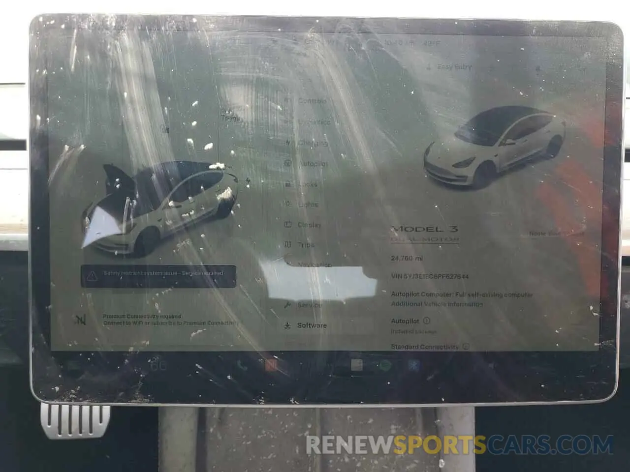9 Фотография поврежденного автомобиля 5YJ3E1EC6PF627644 TESLA MODEL 3 2023