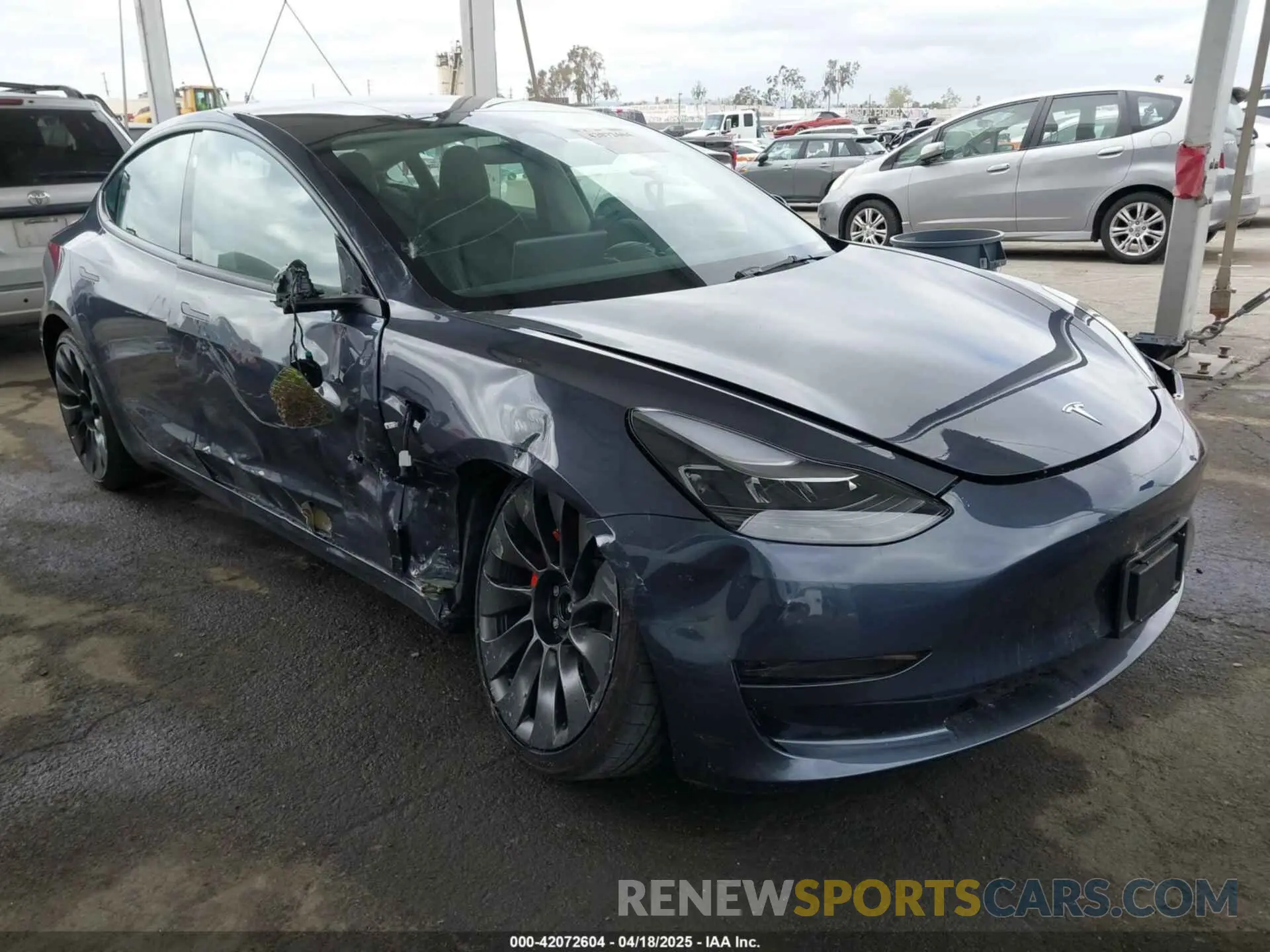 1 Фотография поврежденного автомобиля 5YJ3E1EC7PF382773 TESLA MODEL 3 2023